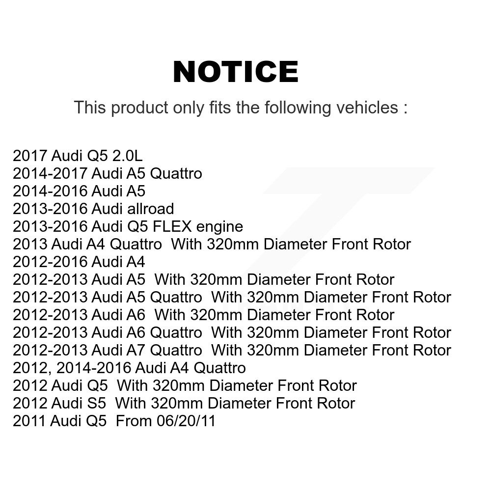 GENIUS - GCR-980941 - Coated Disc Brake Rotor