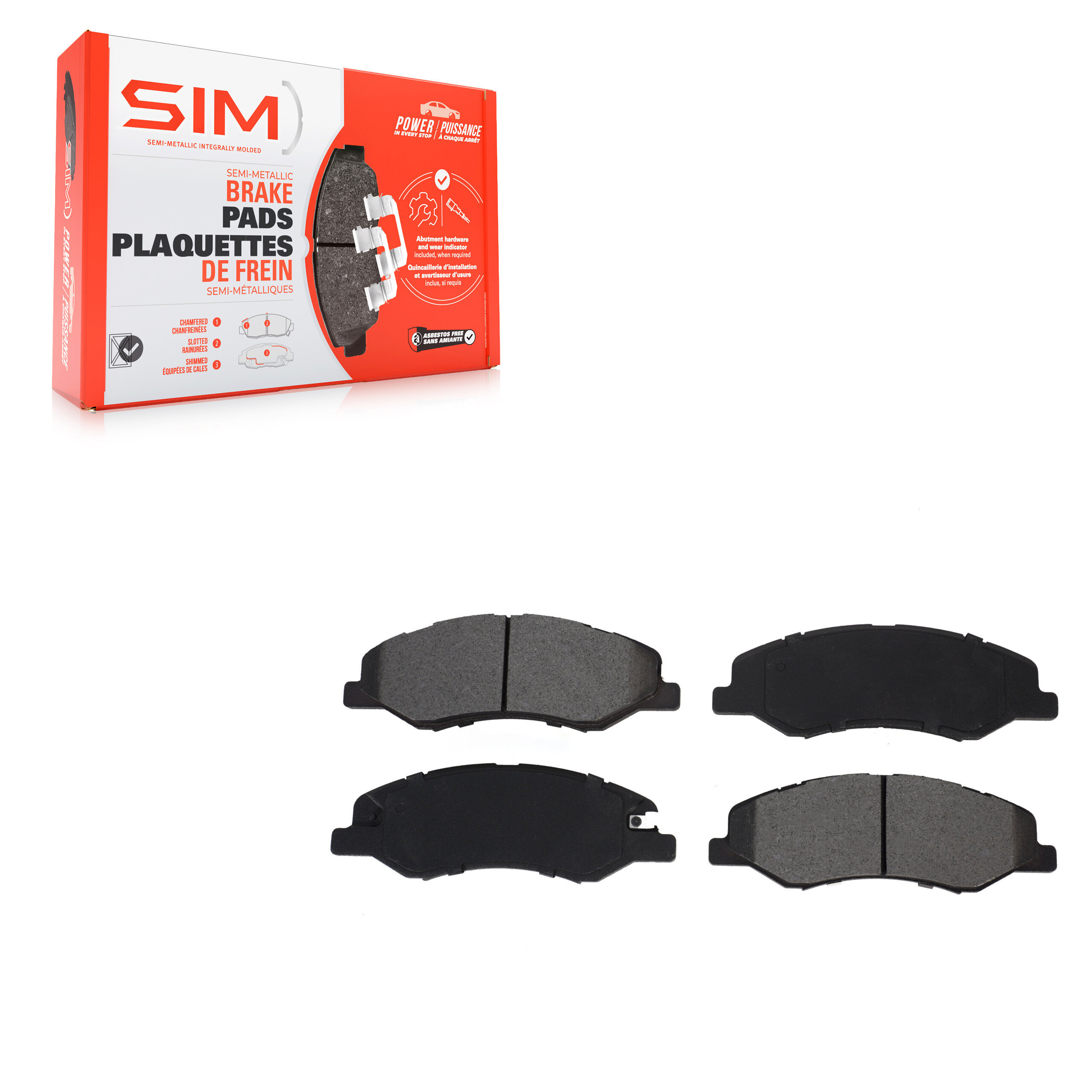 Semi-Metallic Brake Pads