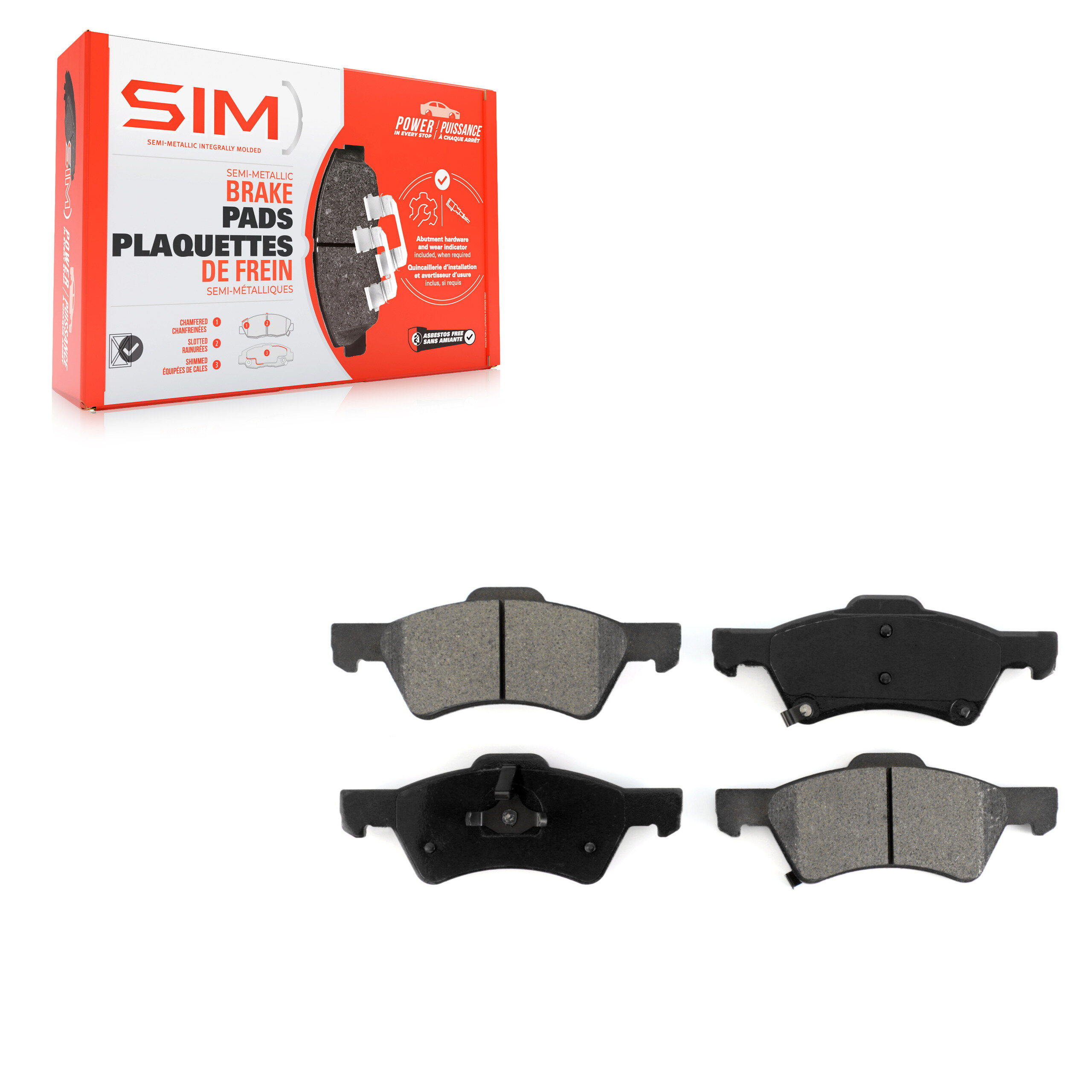 Semi-Metallic Brake Pads