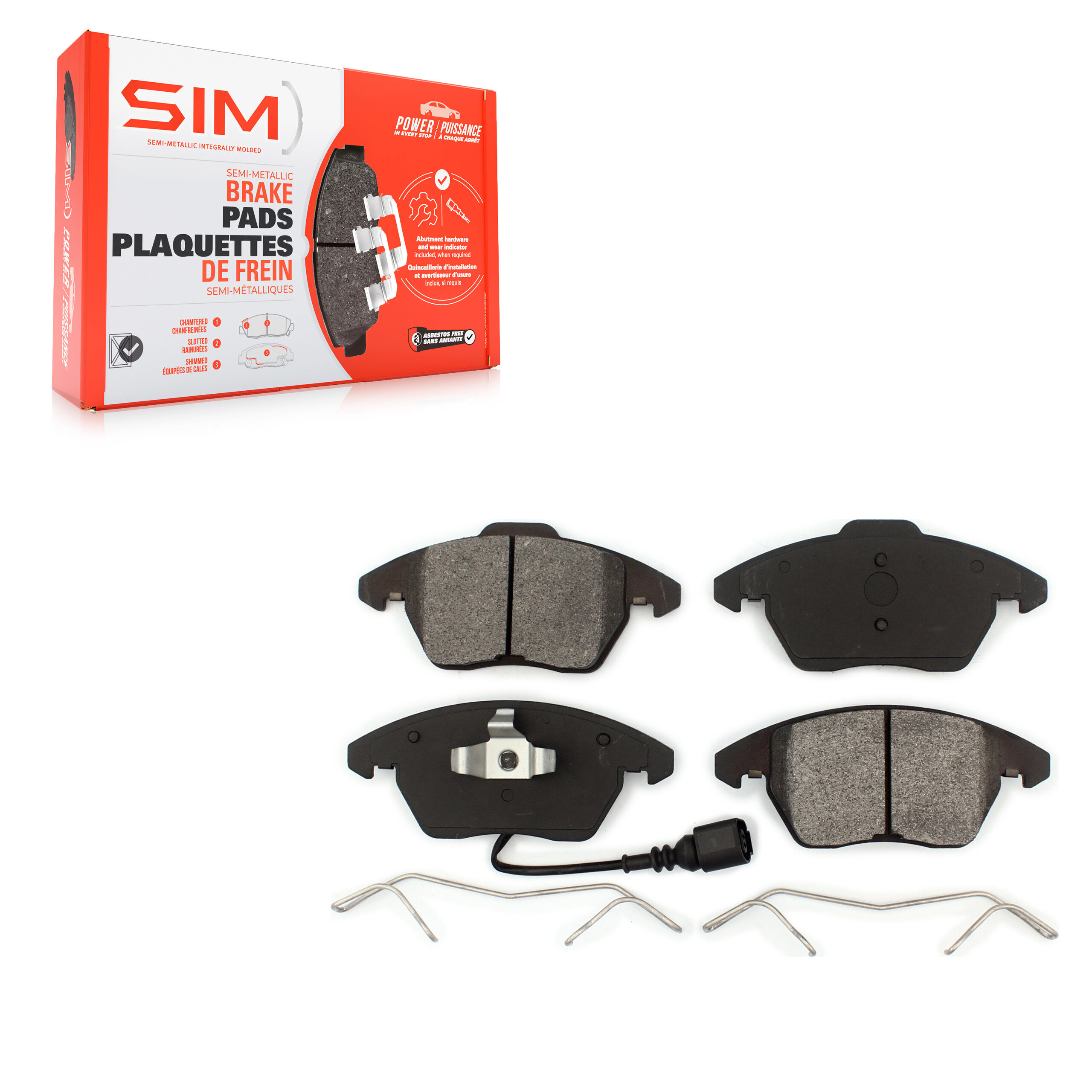 Semi-Metallic Brake Pads