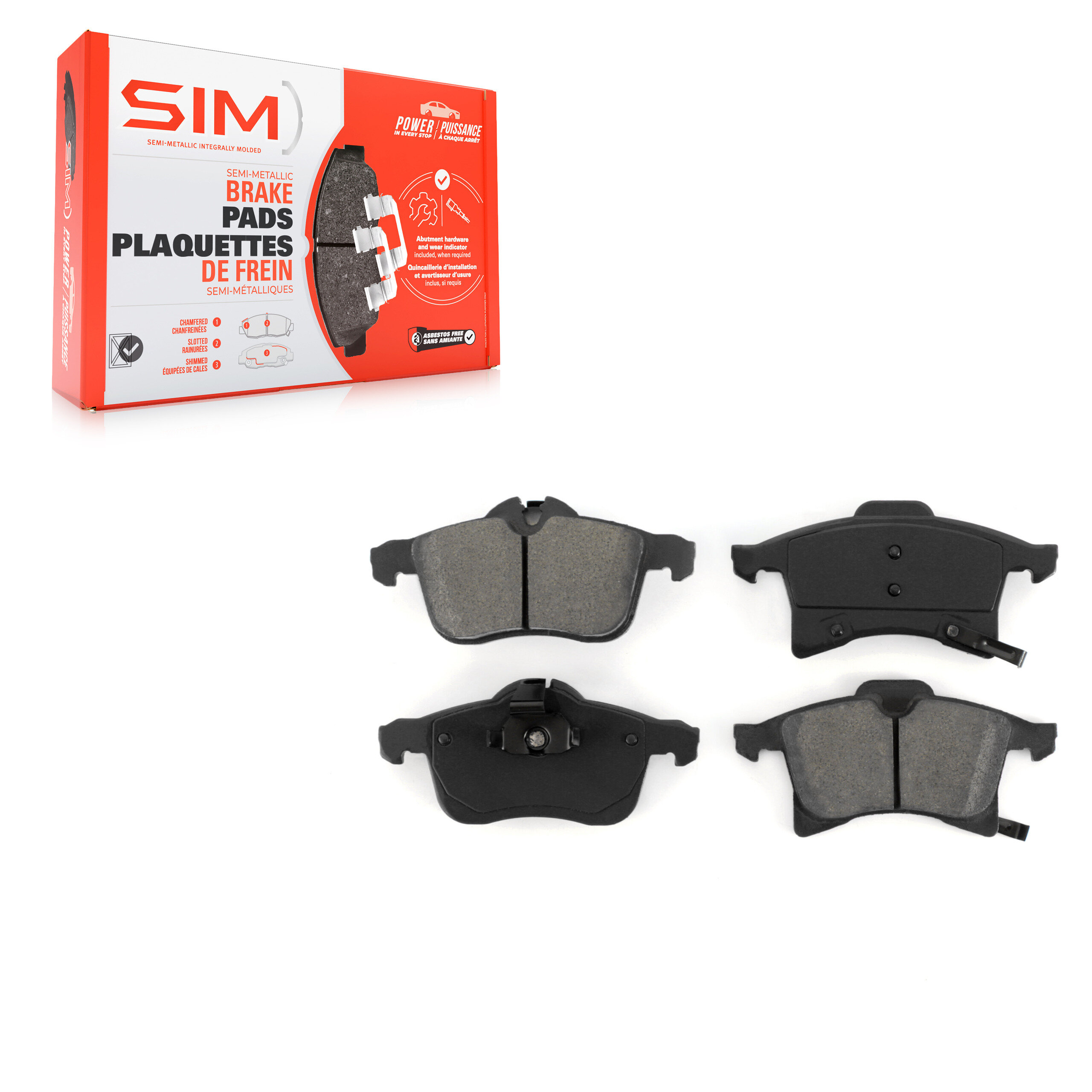 Semi-Metallic Brake Pads