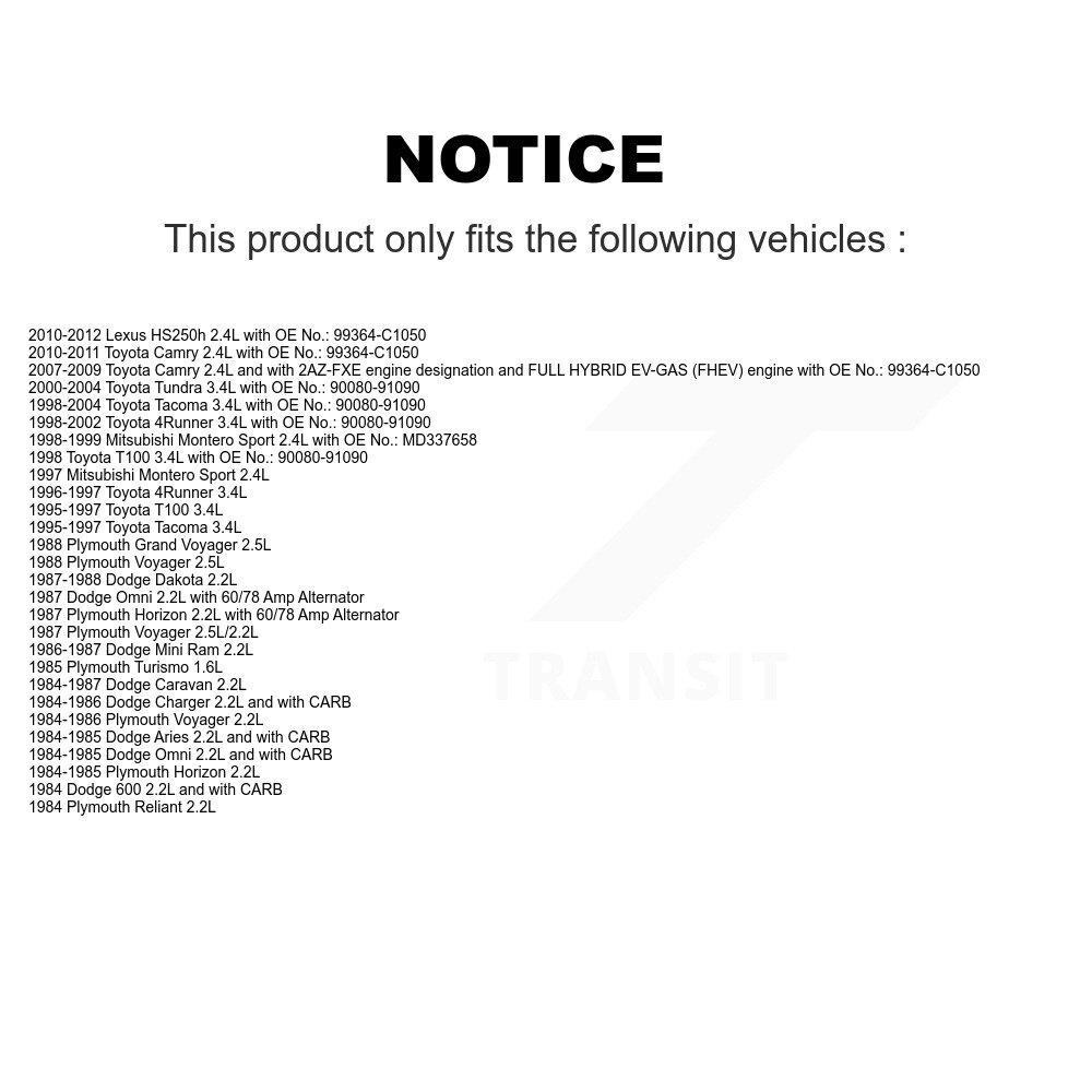 Bando - BAN-4PK1050 - Accessory Drive Belt