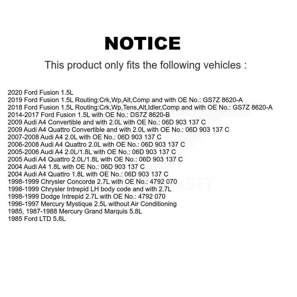 Bando - BAN-6PK1575 - Accessory Drive Belt