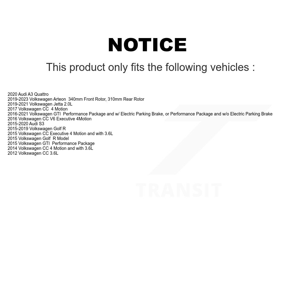 AmeriBRAKES - NWF-PRC1633 - Ceramic Brake Pads