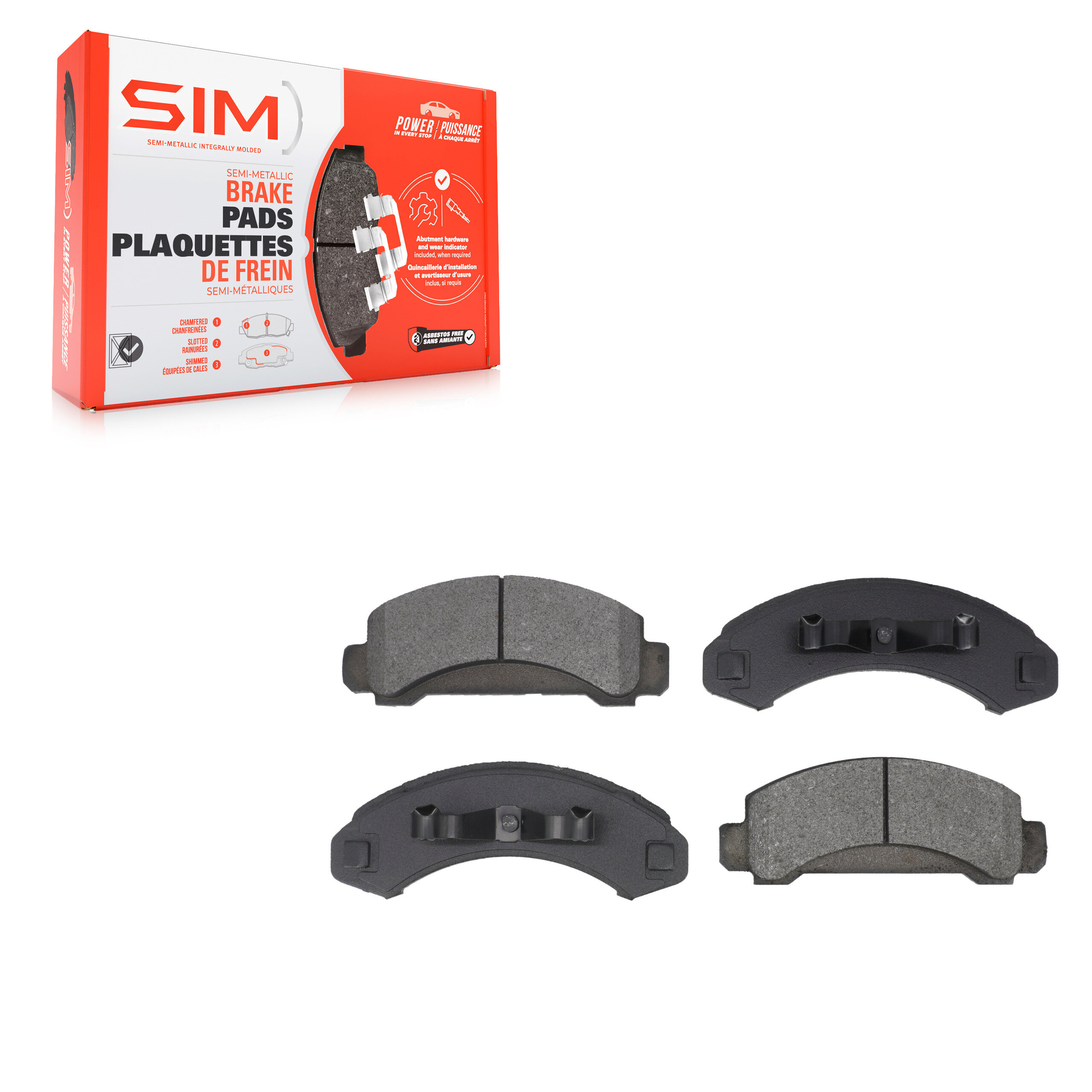 Semi-Metallic Brake Pads