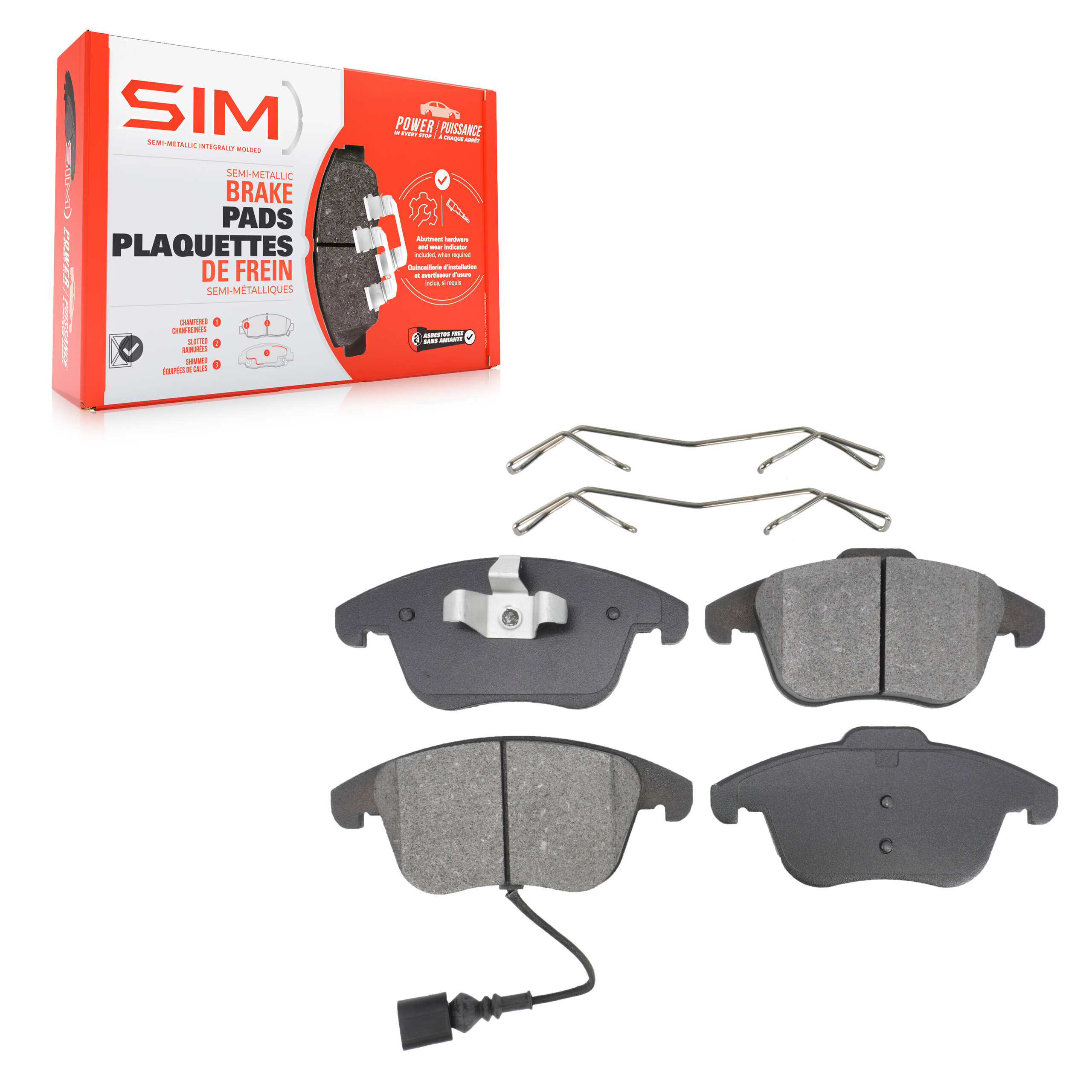 Semi-Metallic Brake Pads