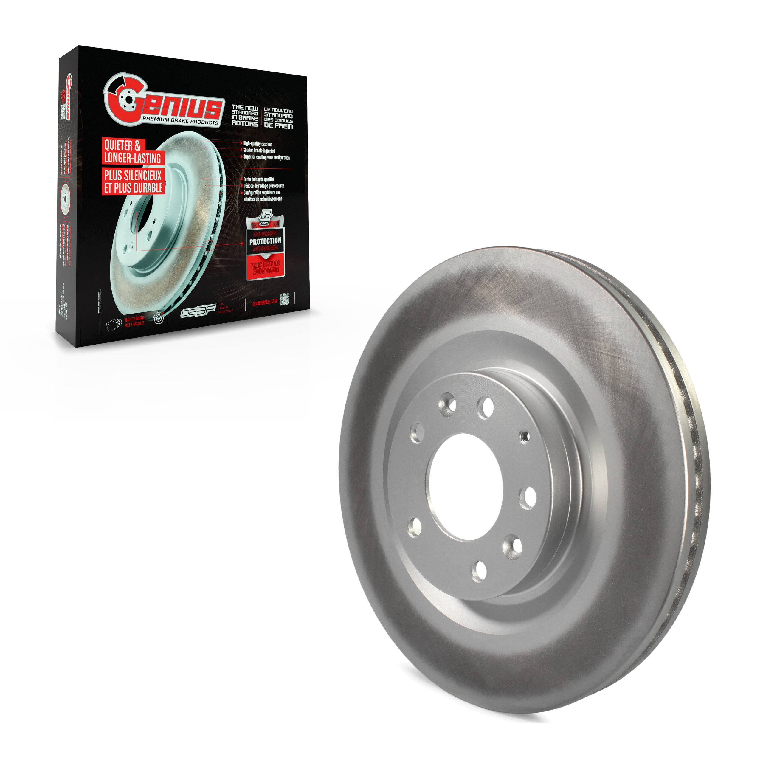 Coated Disc Brake Rotor