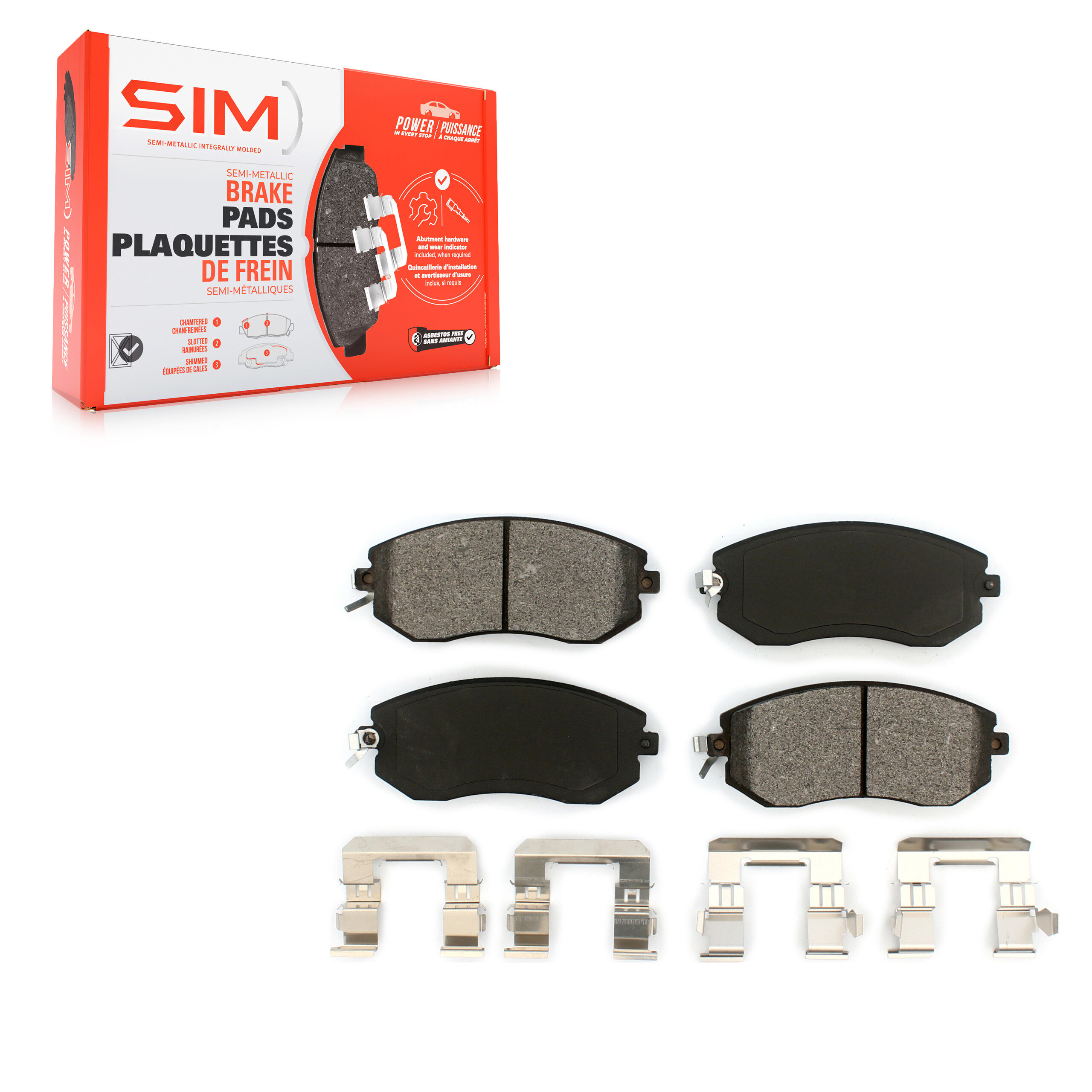 Semi-Metallic Brake Pads