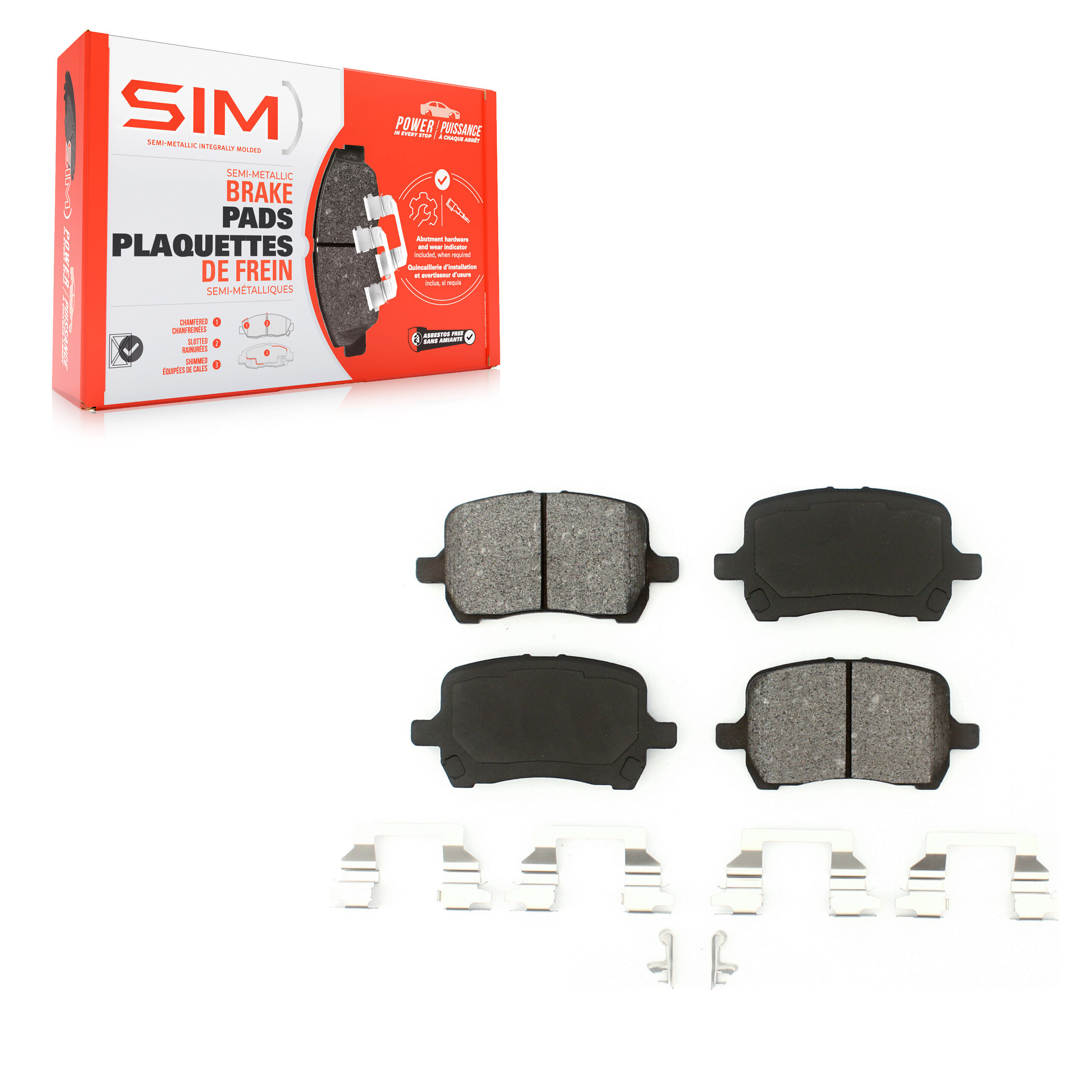Semi-Metallic Brake Pads