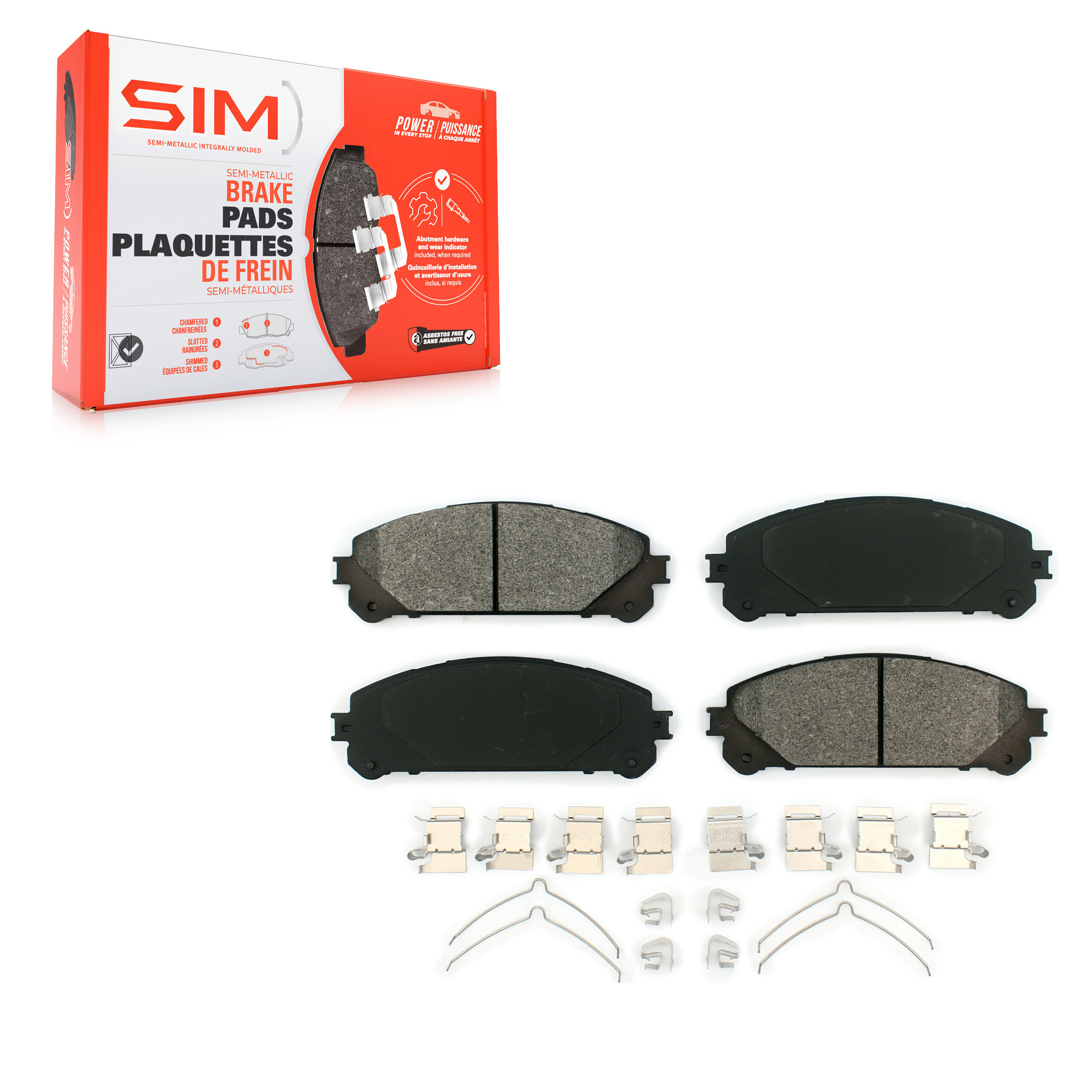 Semi-Metallic Brake Pads