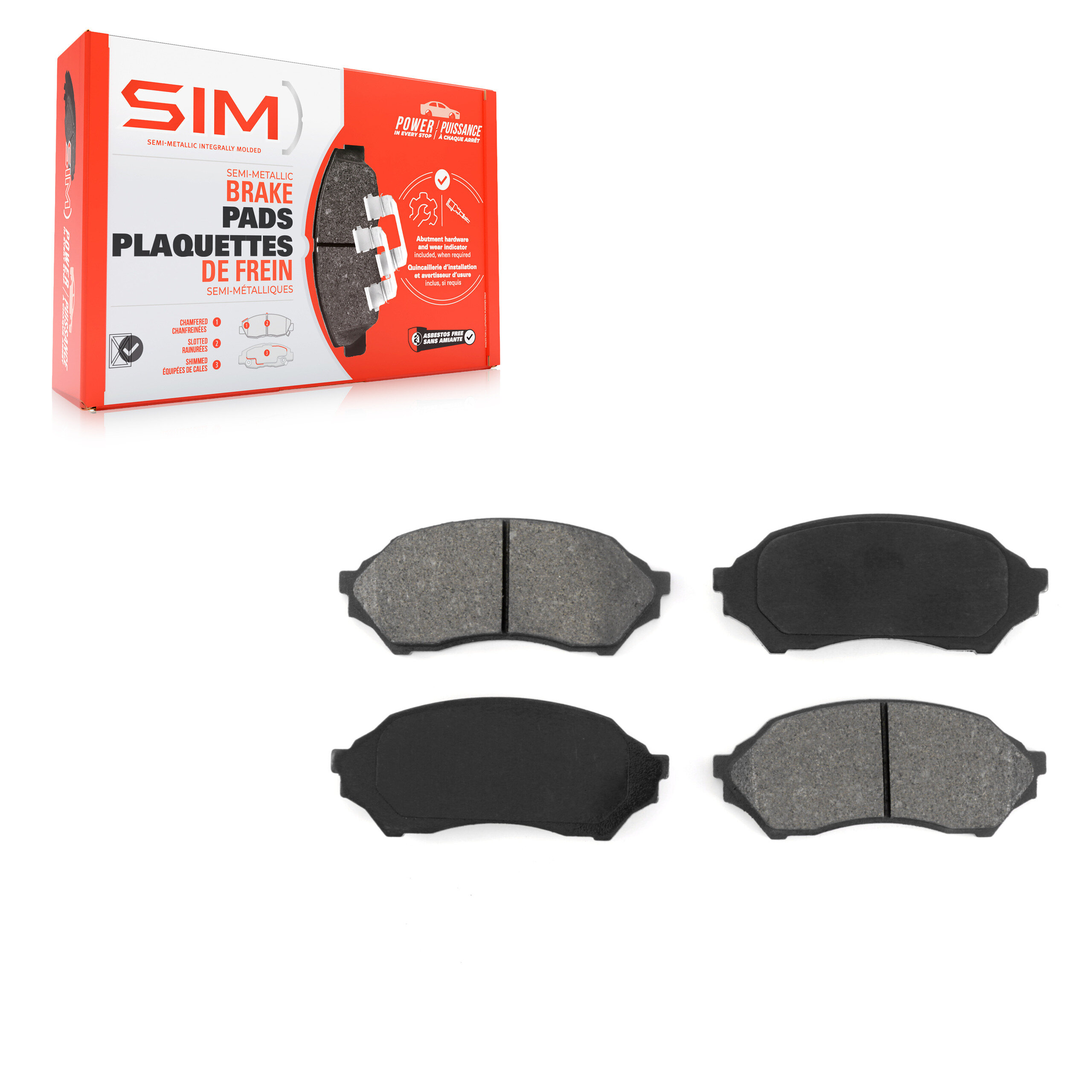 Semi-Metallic Brake Pads