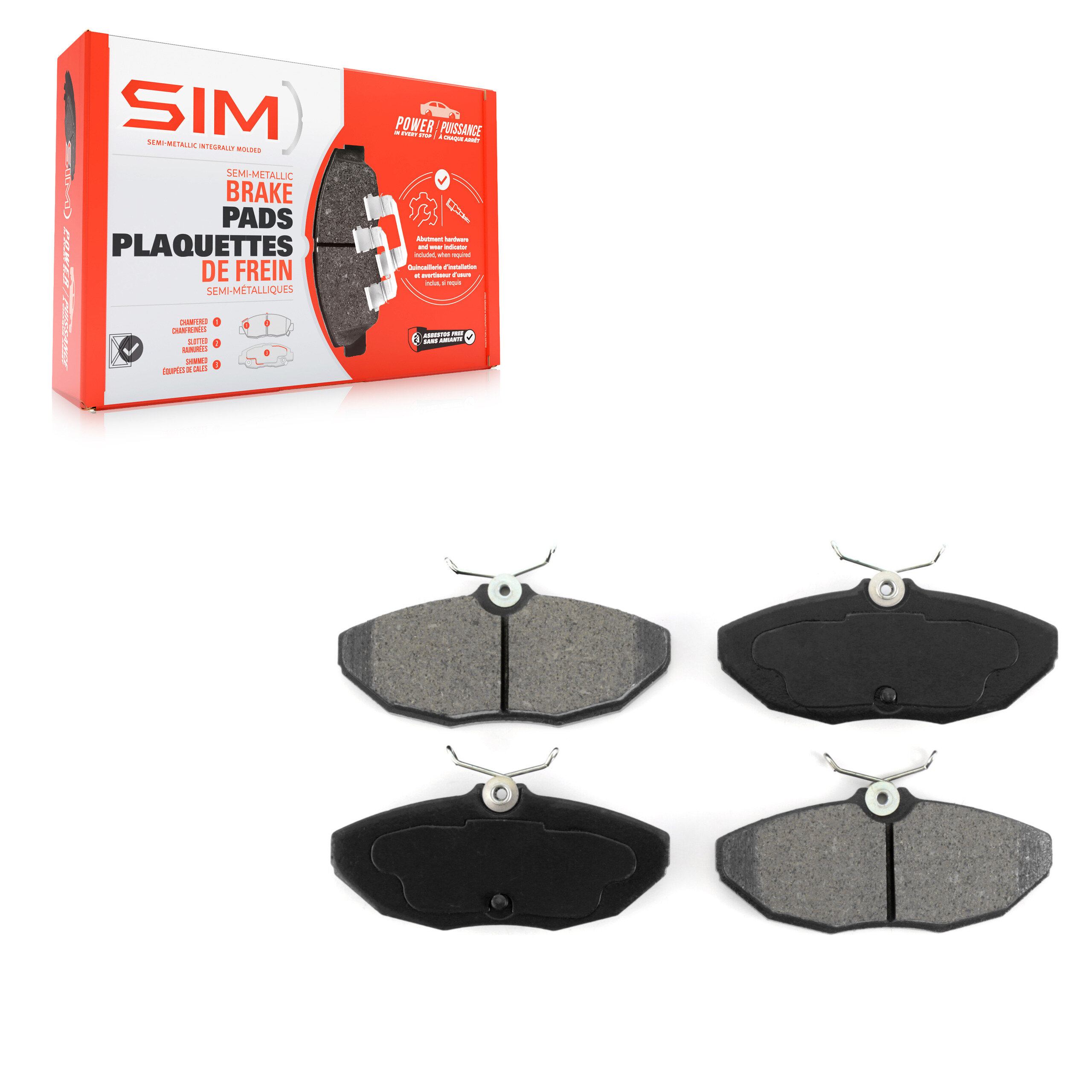 Semi-Metallic Brake Pads