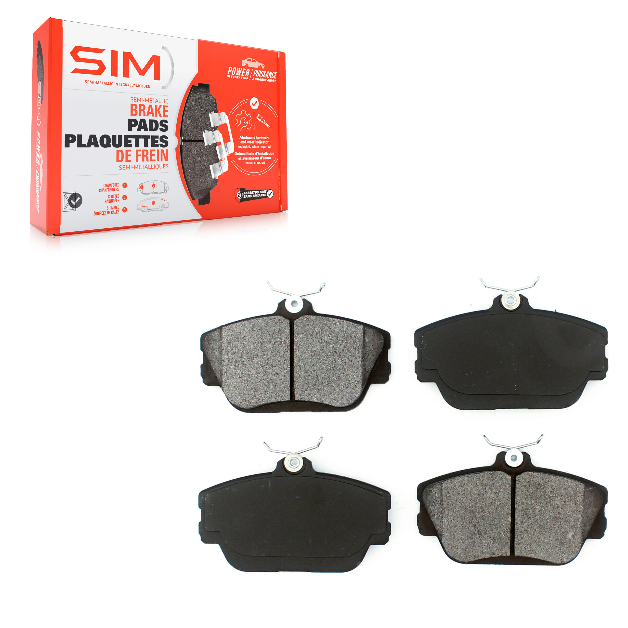 Semi-Metallic Brake Pads