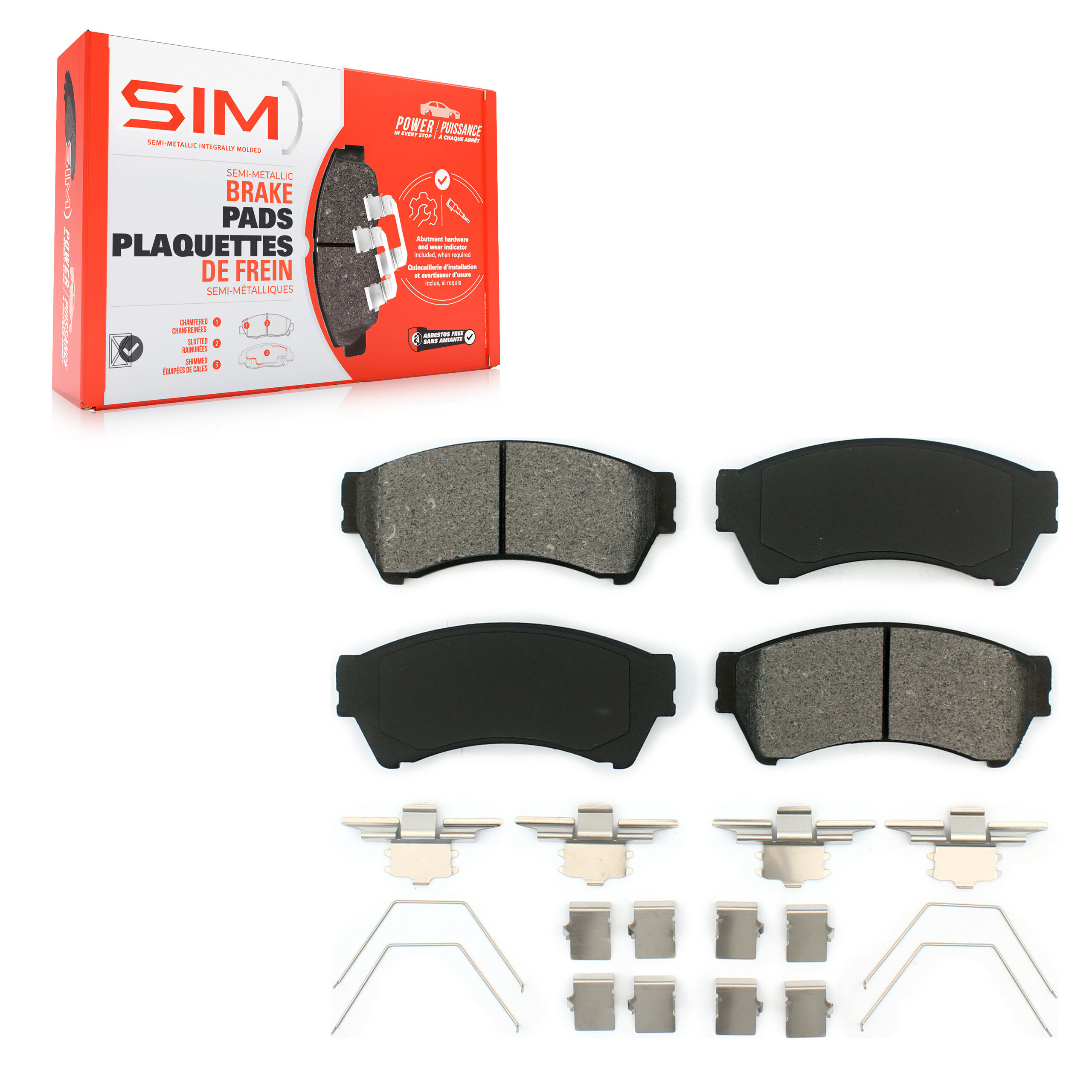 Semi-Metallic Brake Pads