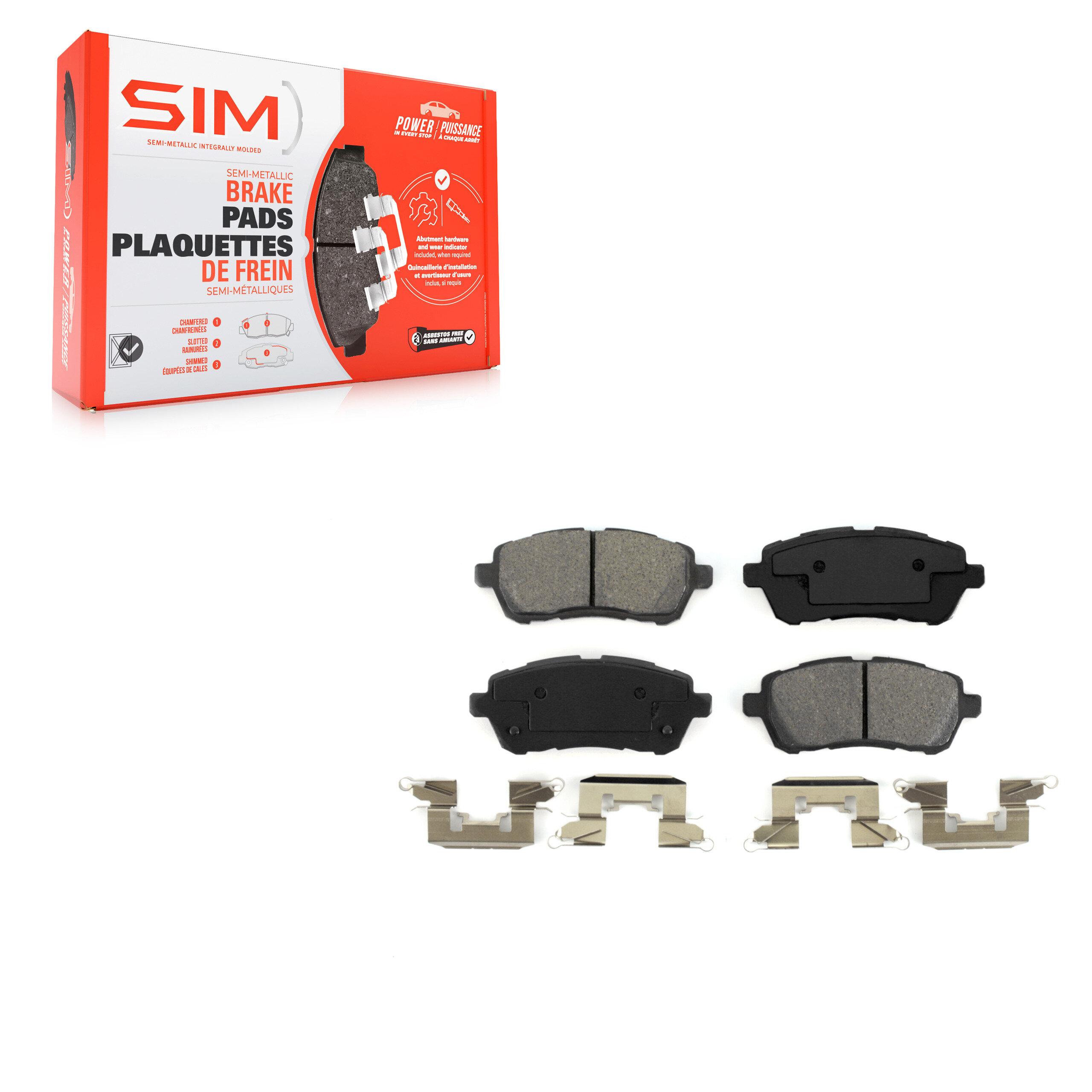 Semi-Metallic Brake Pads