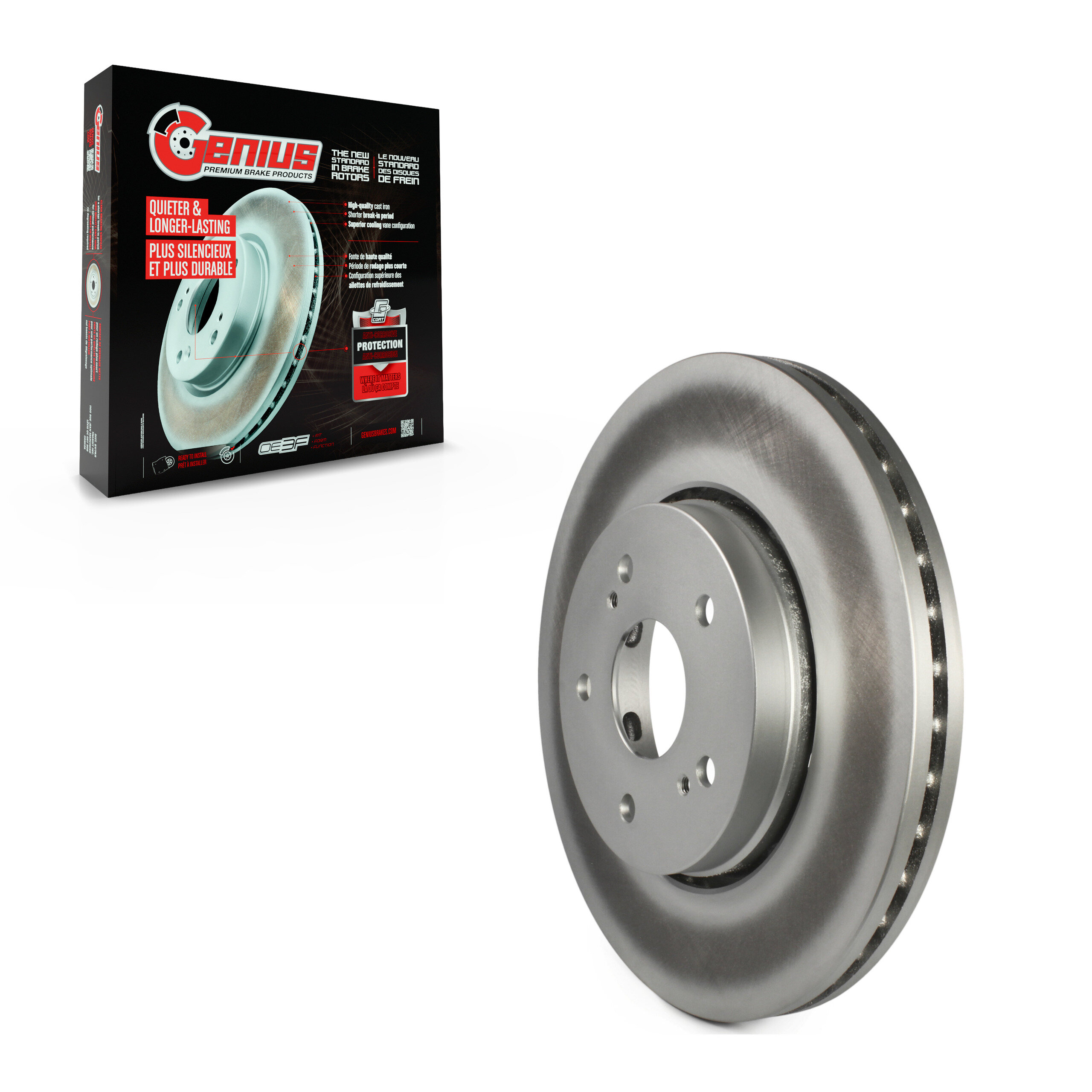 Coated Disc Brake Rotor
