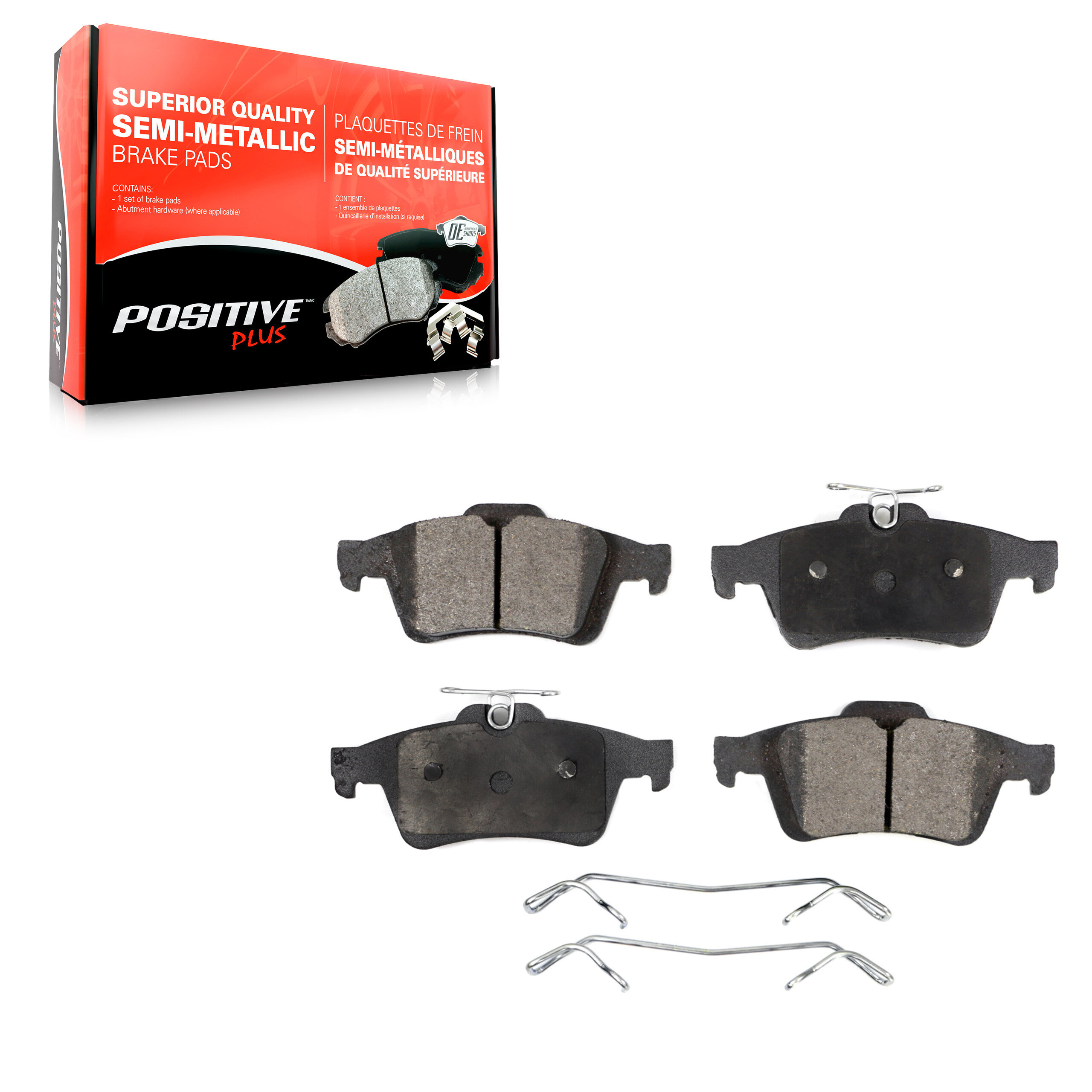 Positive Plus - PPF-D1095 - Semi-Metallic Brake Pads