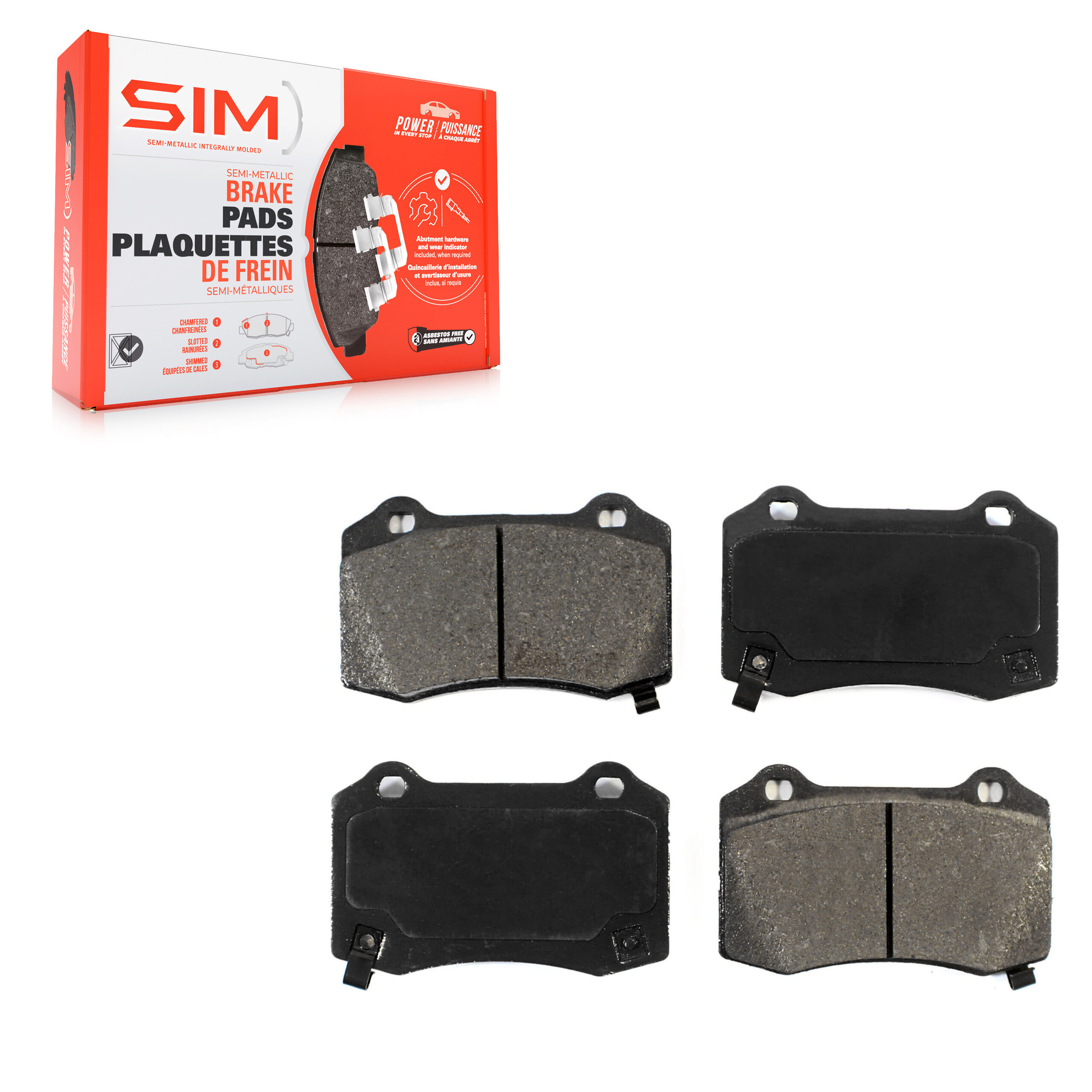Semi-Metallic Brake Pads