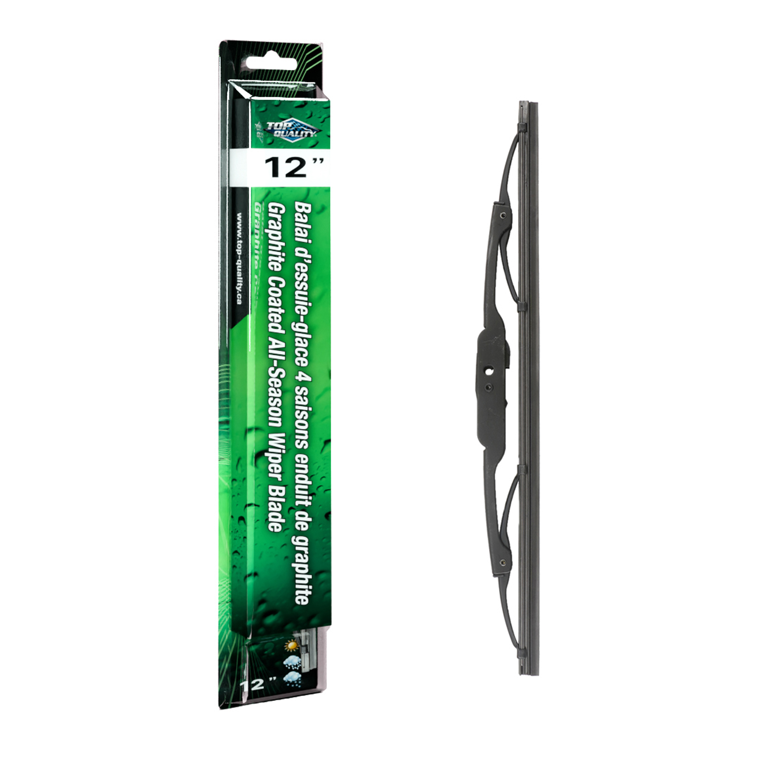 12" All Season Graphite Coated Wiper Blades