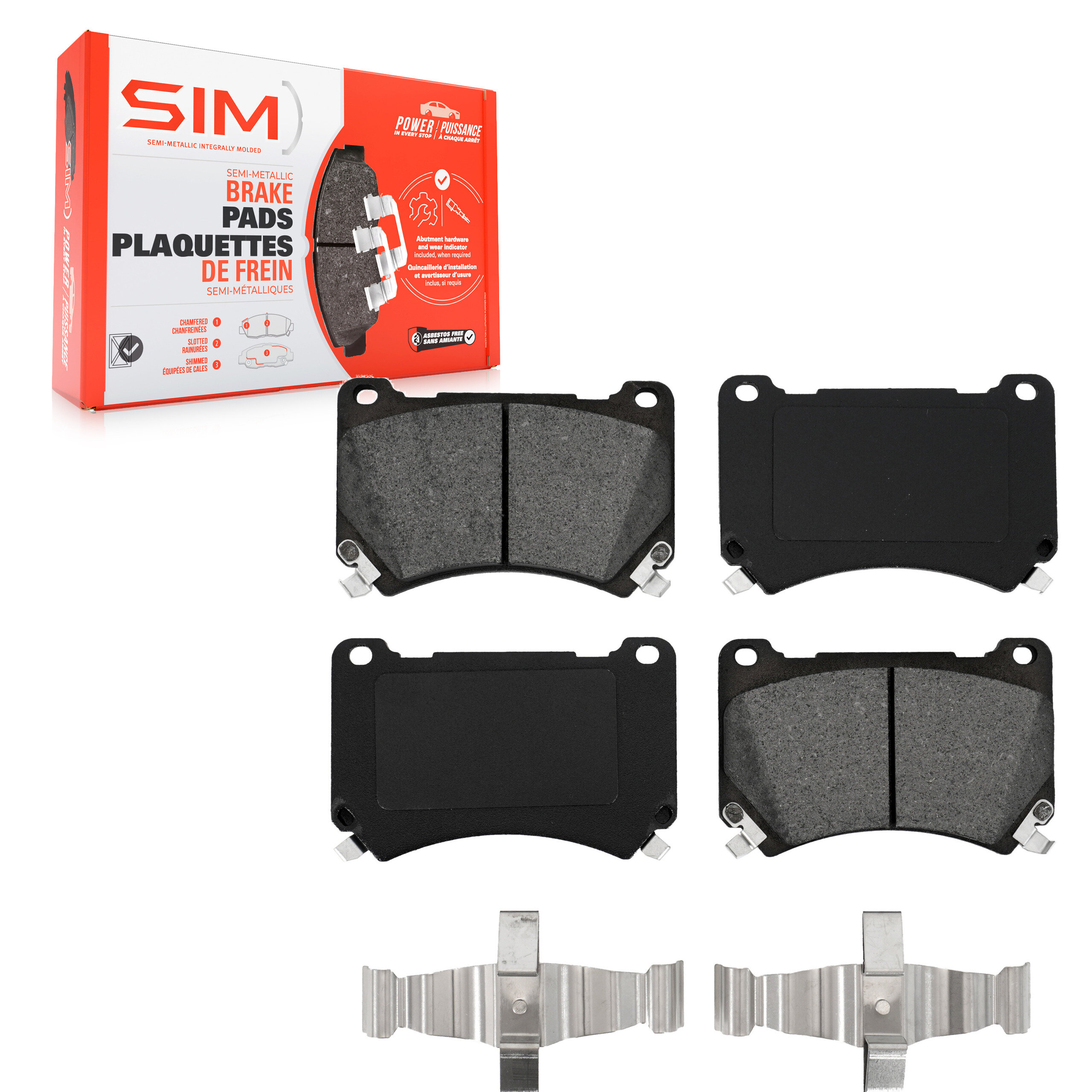Semi-Metallic Brake Pads