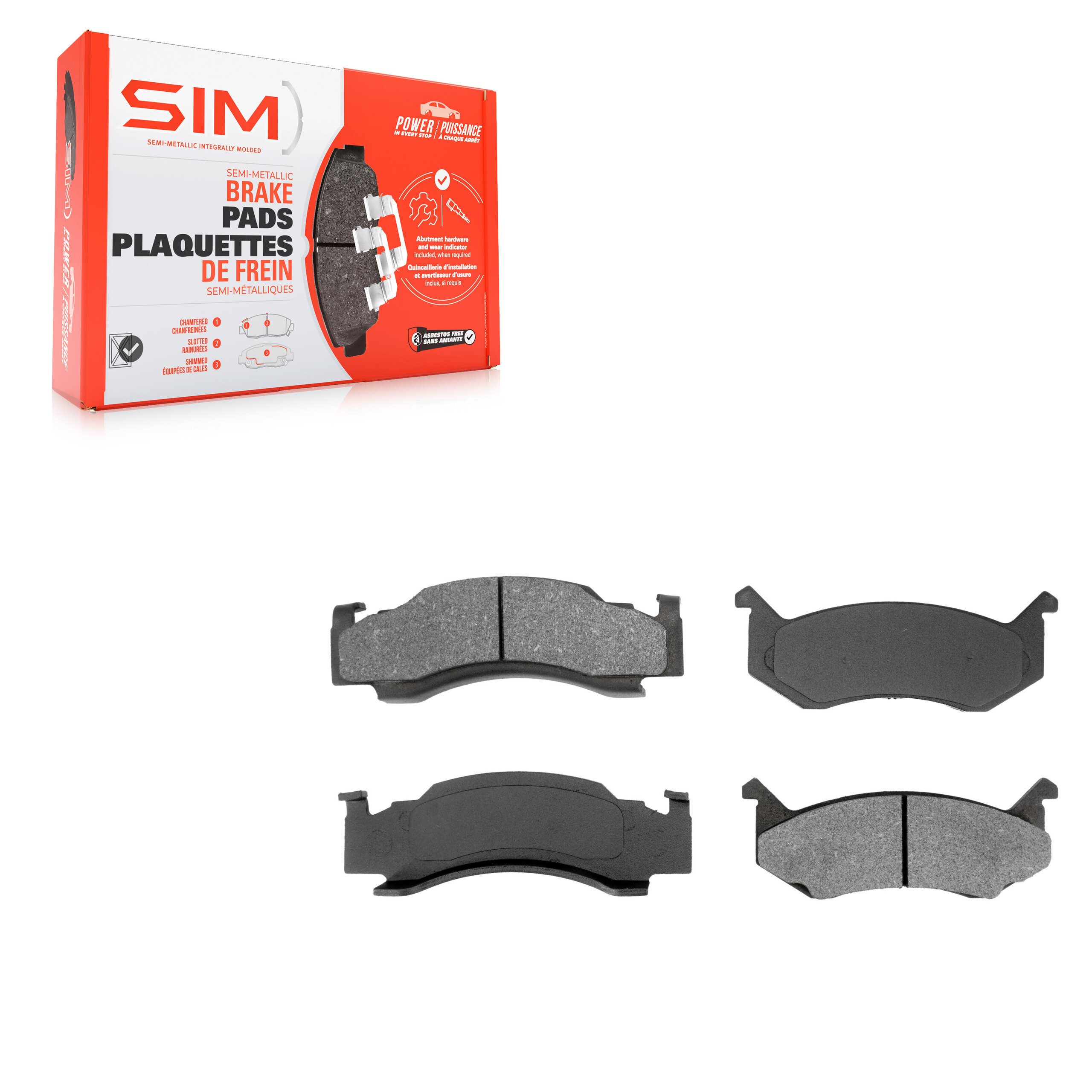 Semi-Metallic Brake Pads