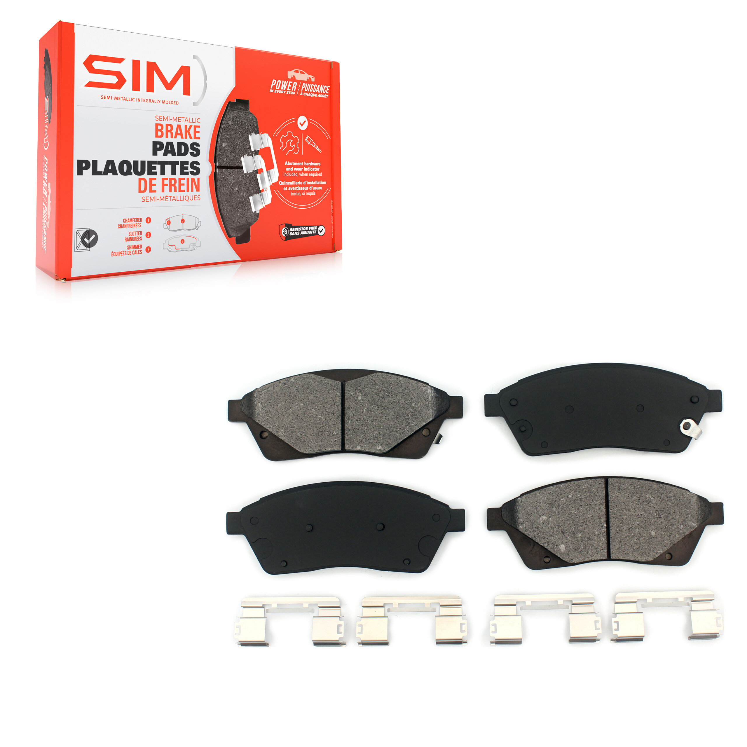 Semi-Metallic Brake Pads