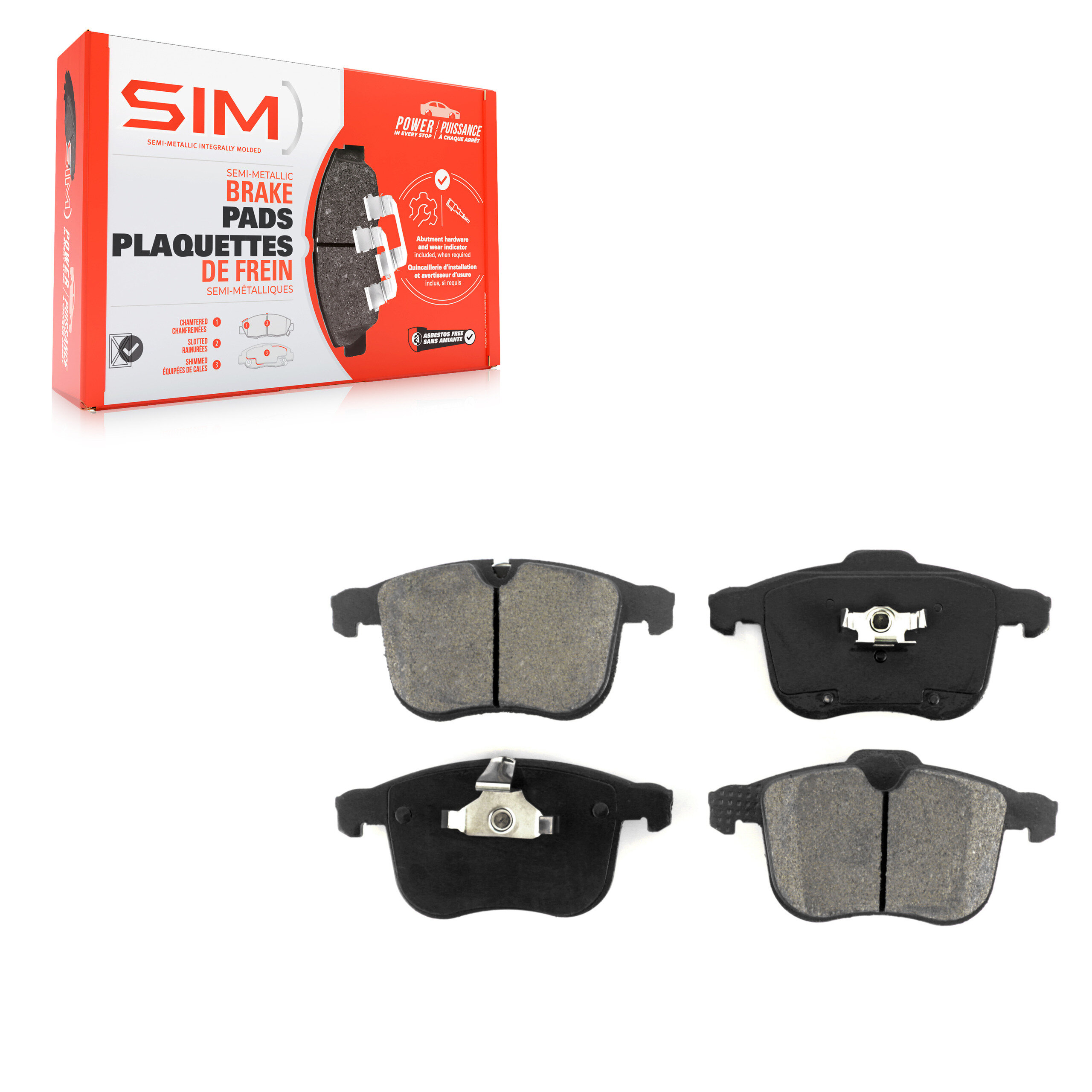 Semi-Metallic Brake Pads