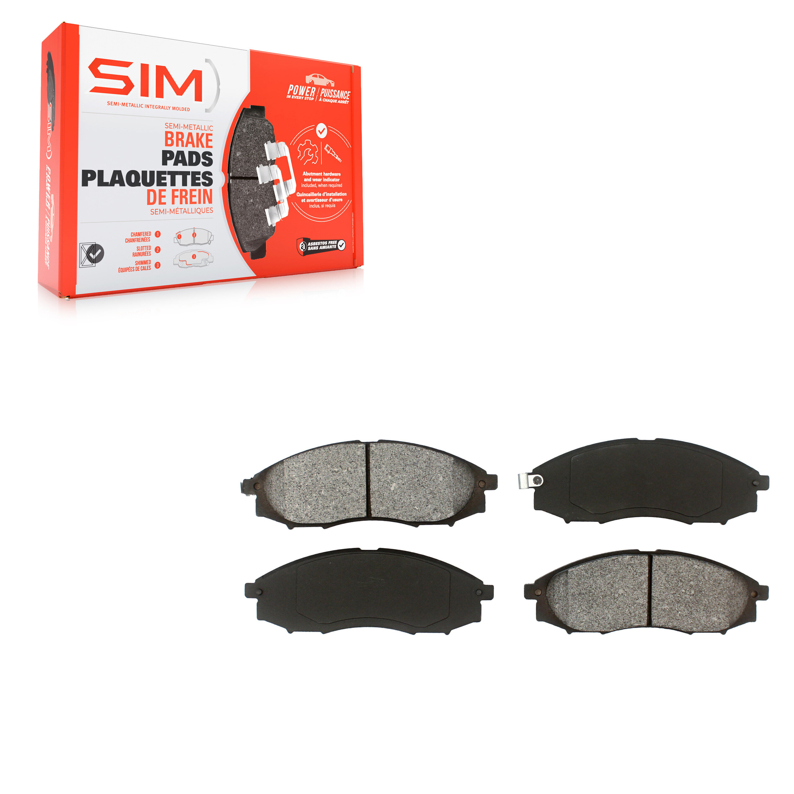 Semi-Metallic Brake Pads