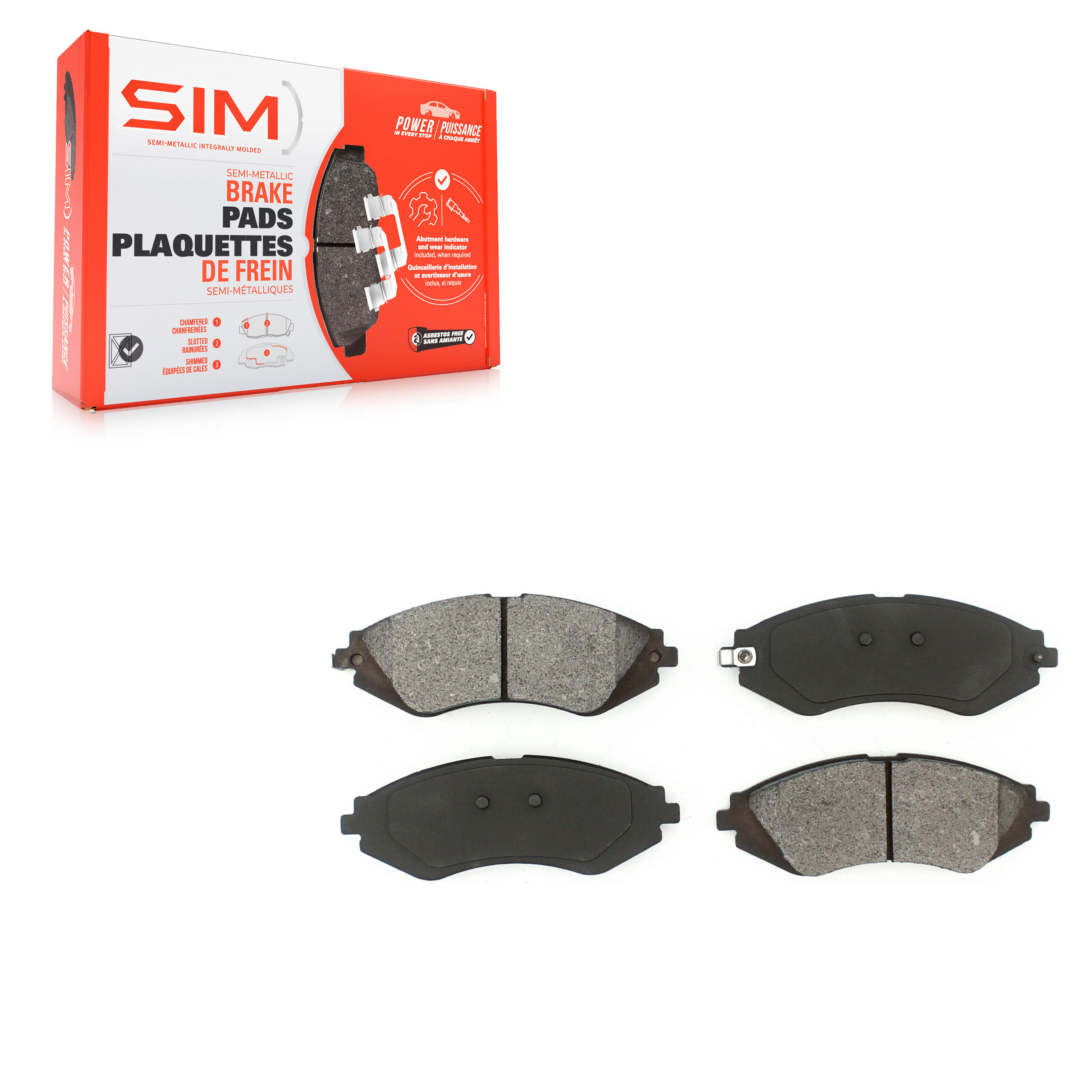 Semi-Metallic Brake Pads