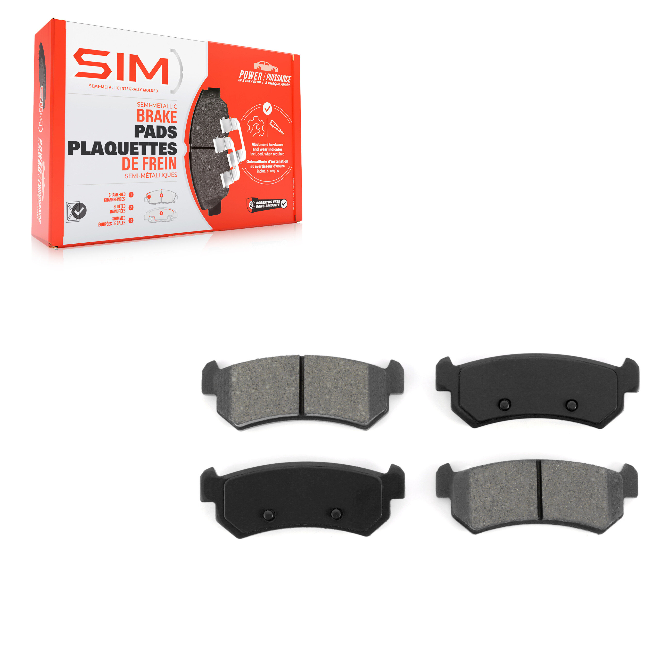 Semi-Metallic Brake Pads