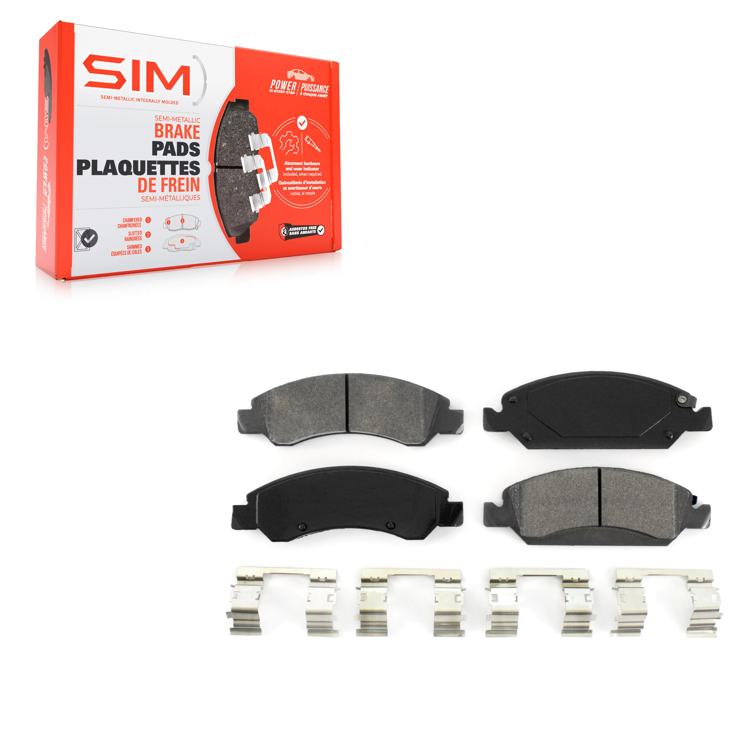 Semi-Metallic Brake Pads