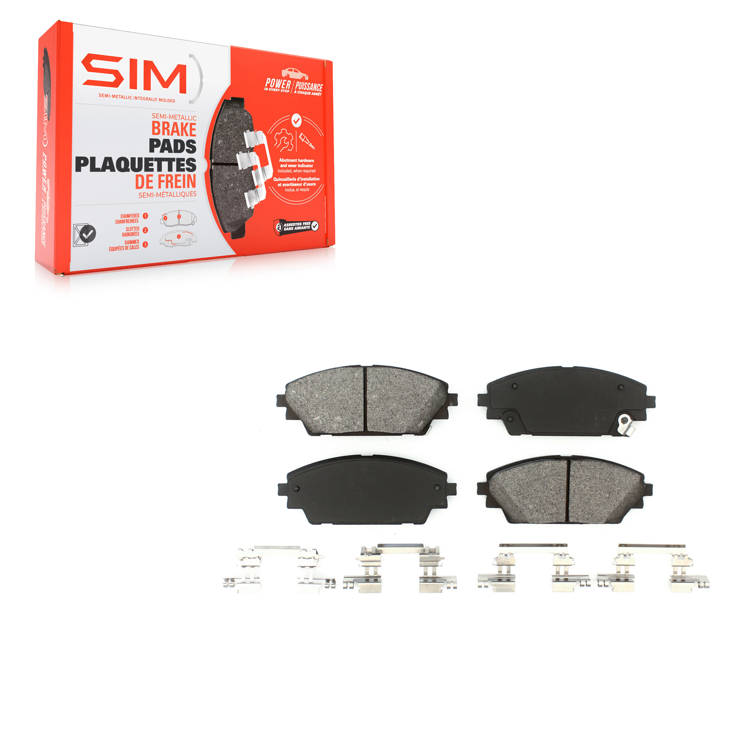 Semi-Metallic Brake Pads