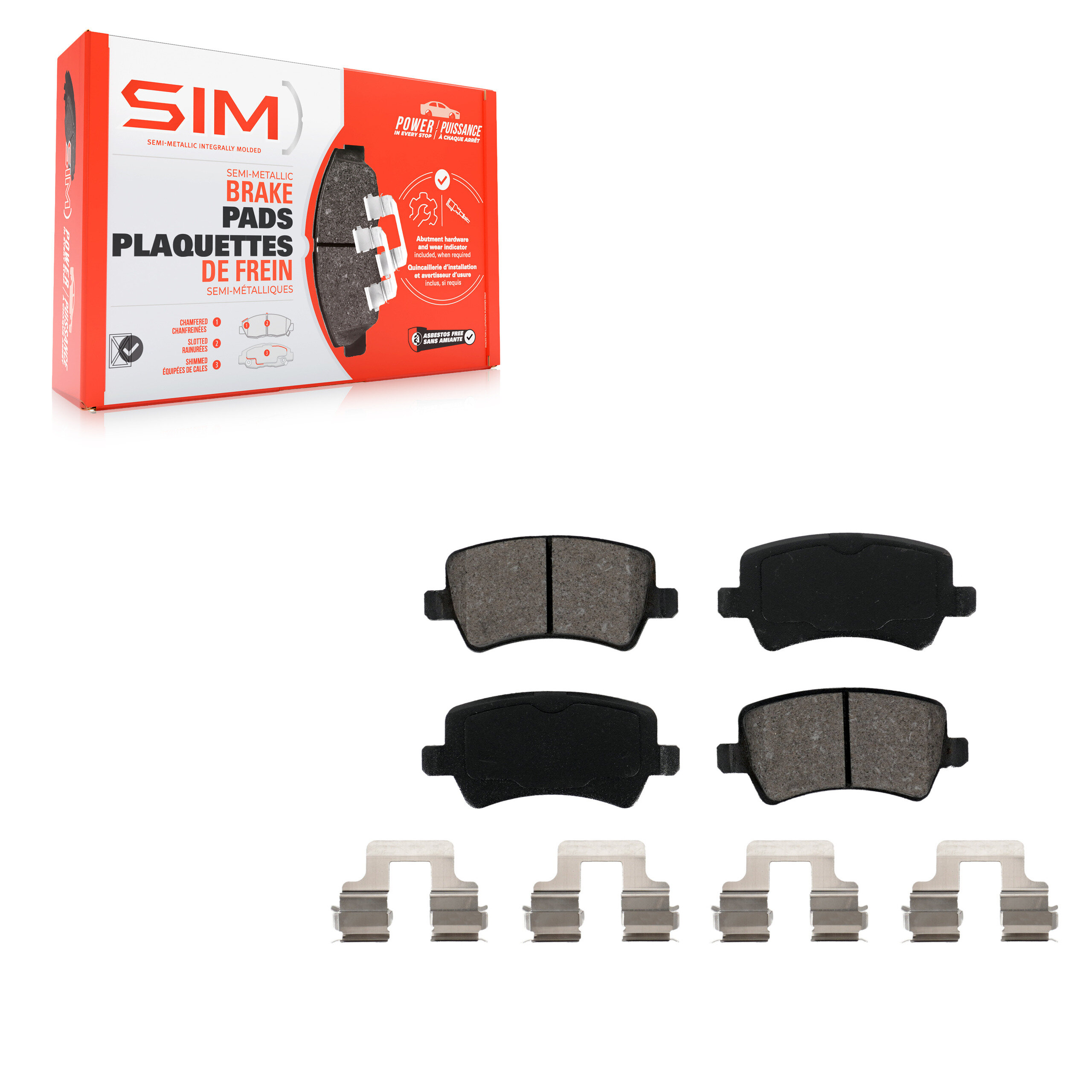 Semi-Metallic Brake Pads