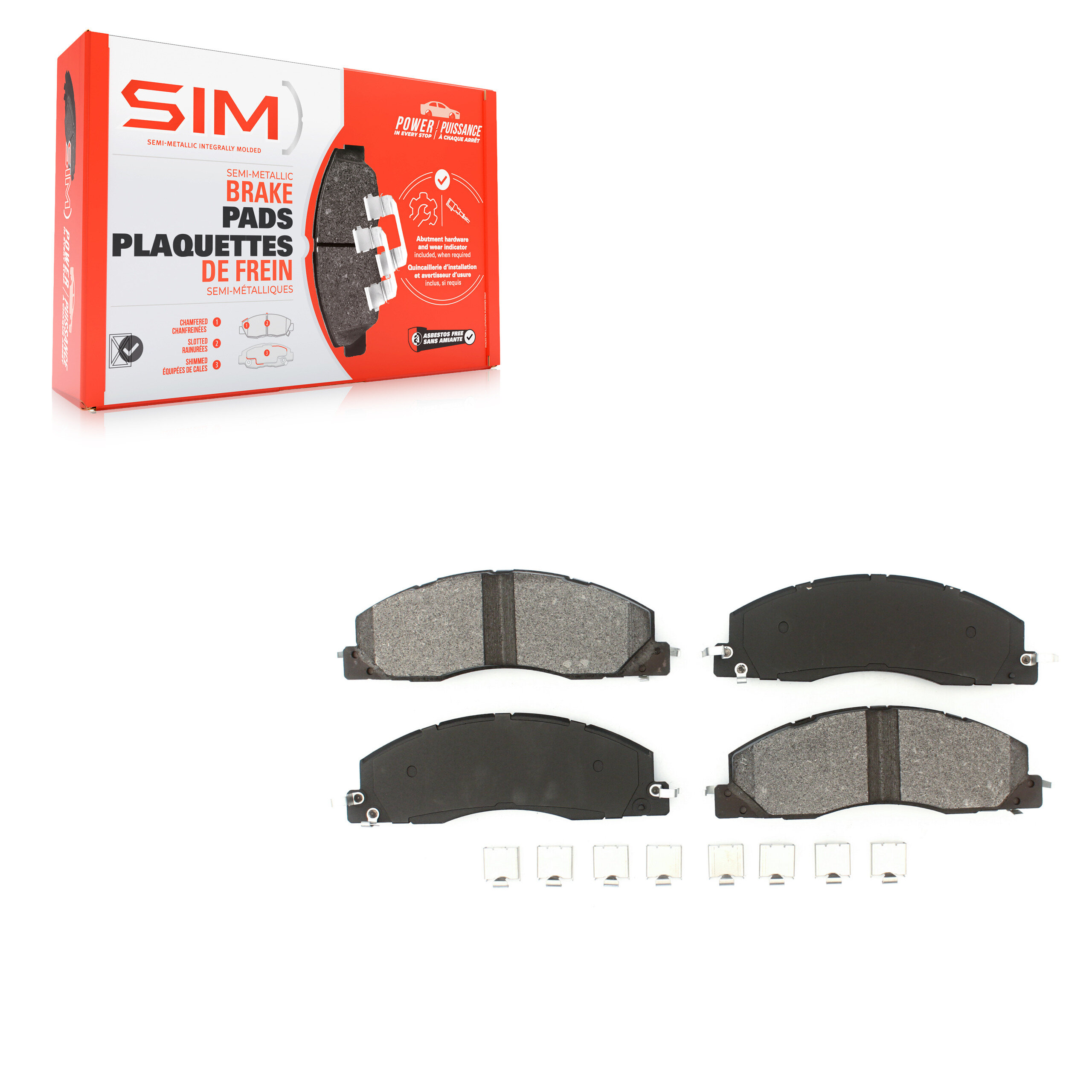 Semi-Metallic Brake Pads