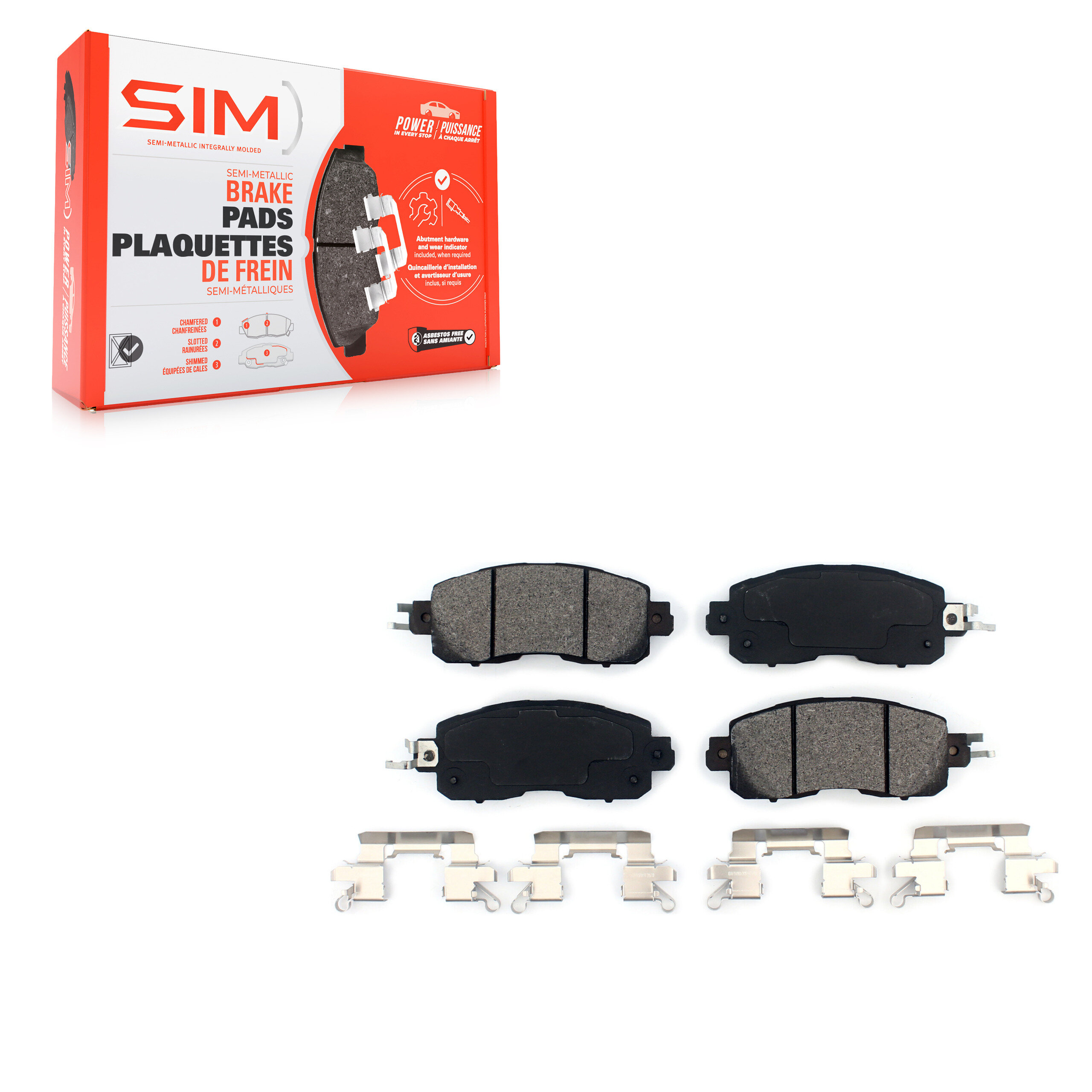 Semi-Metallic Brake Pads