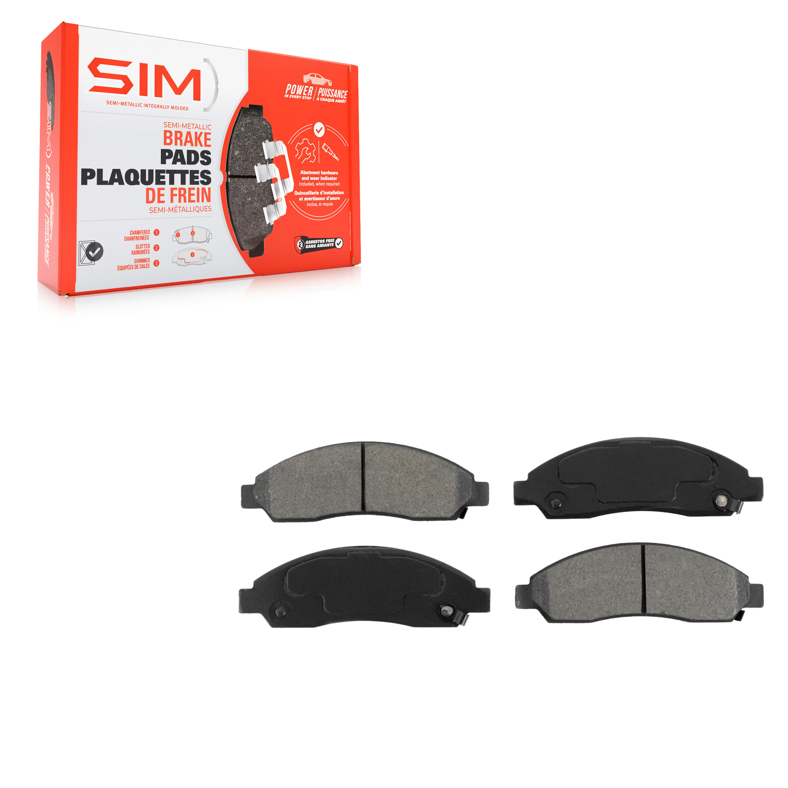 Semi-Metallic Brake Pads