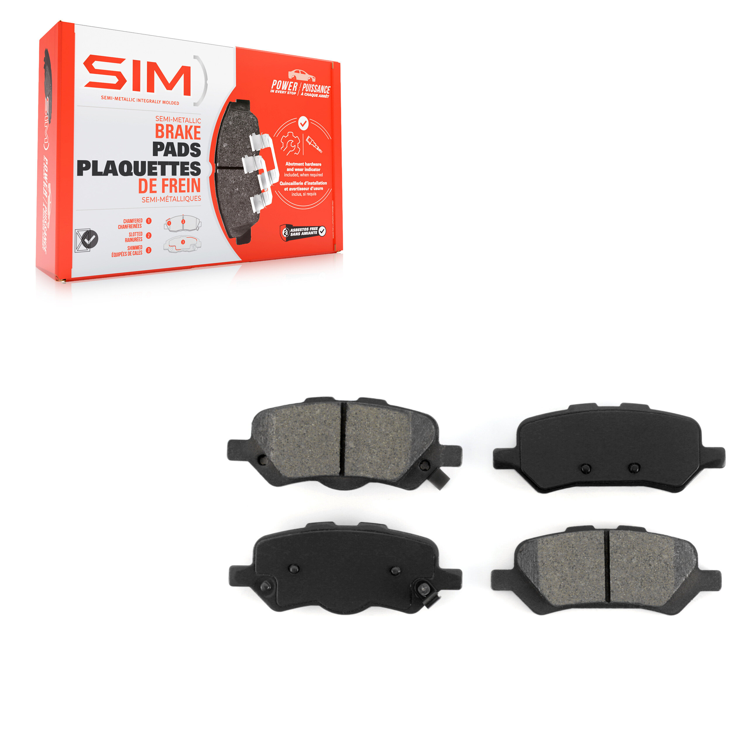 Semi-Metallic Brake Pads