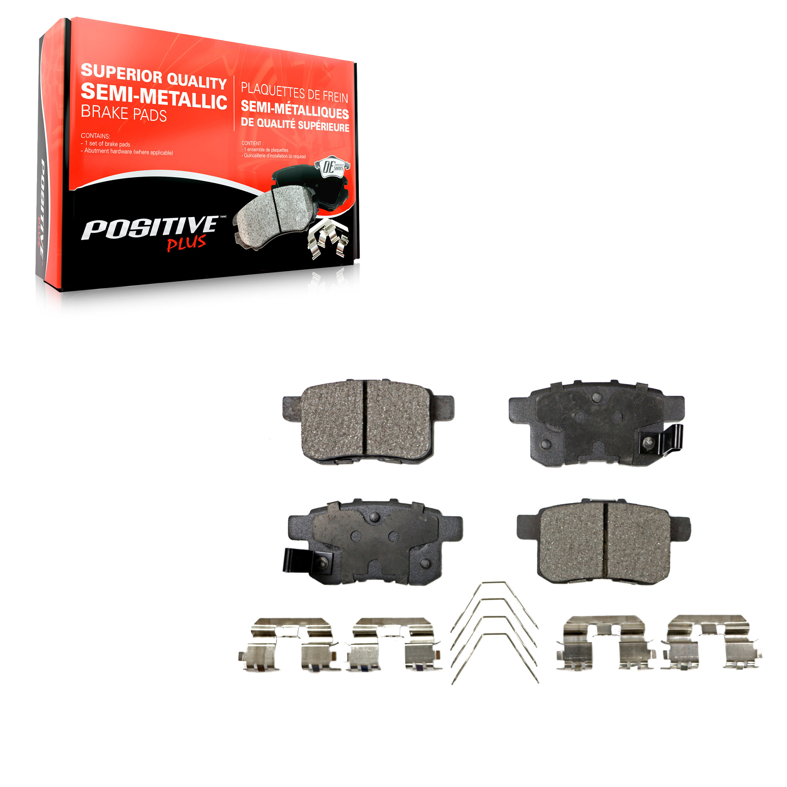 Positive Plus - PPF-D1451 - Semi-Metallic Brake Pads