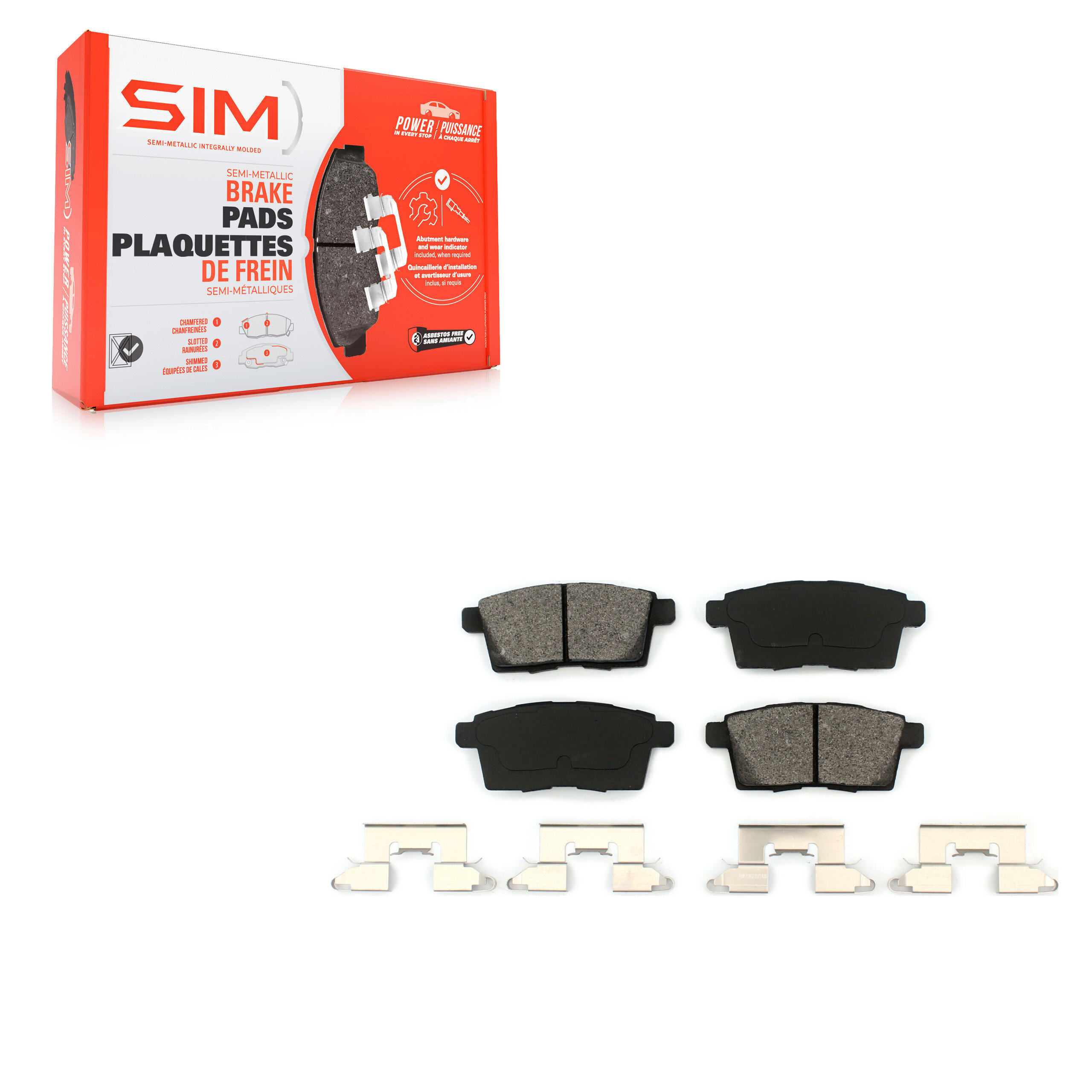 Semi-Metallic Brake Pads