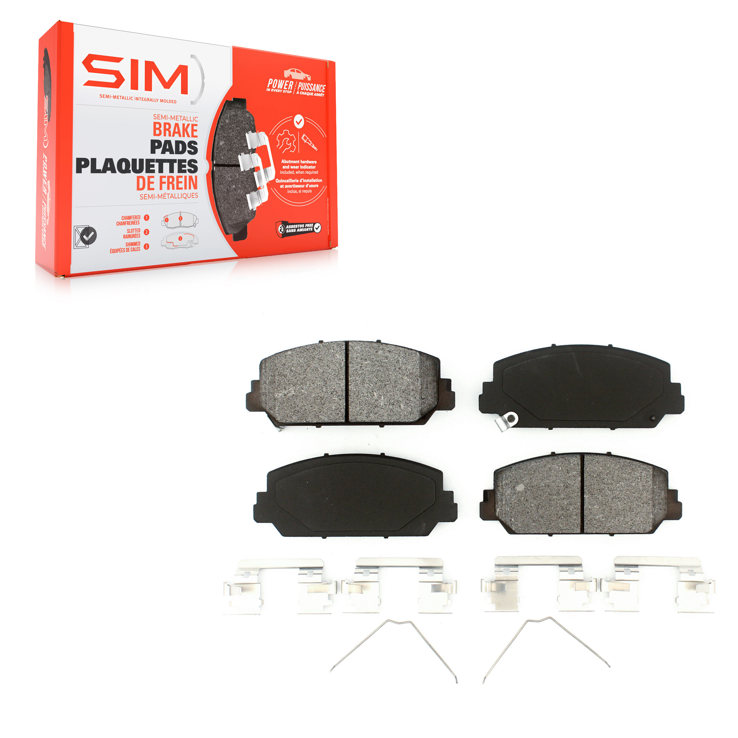 Semi-Metallic Brake Pads
