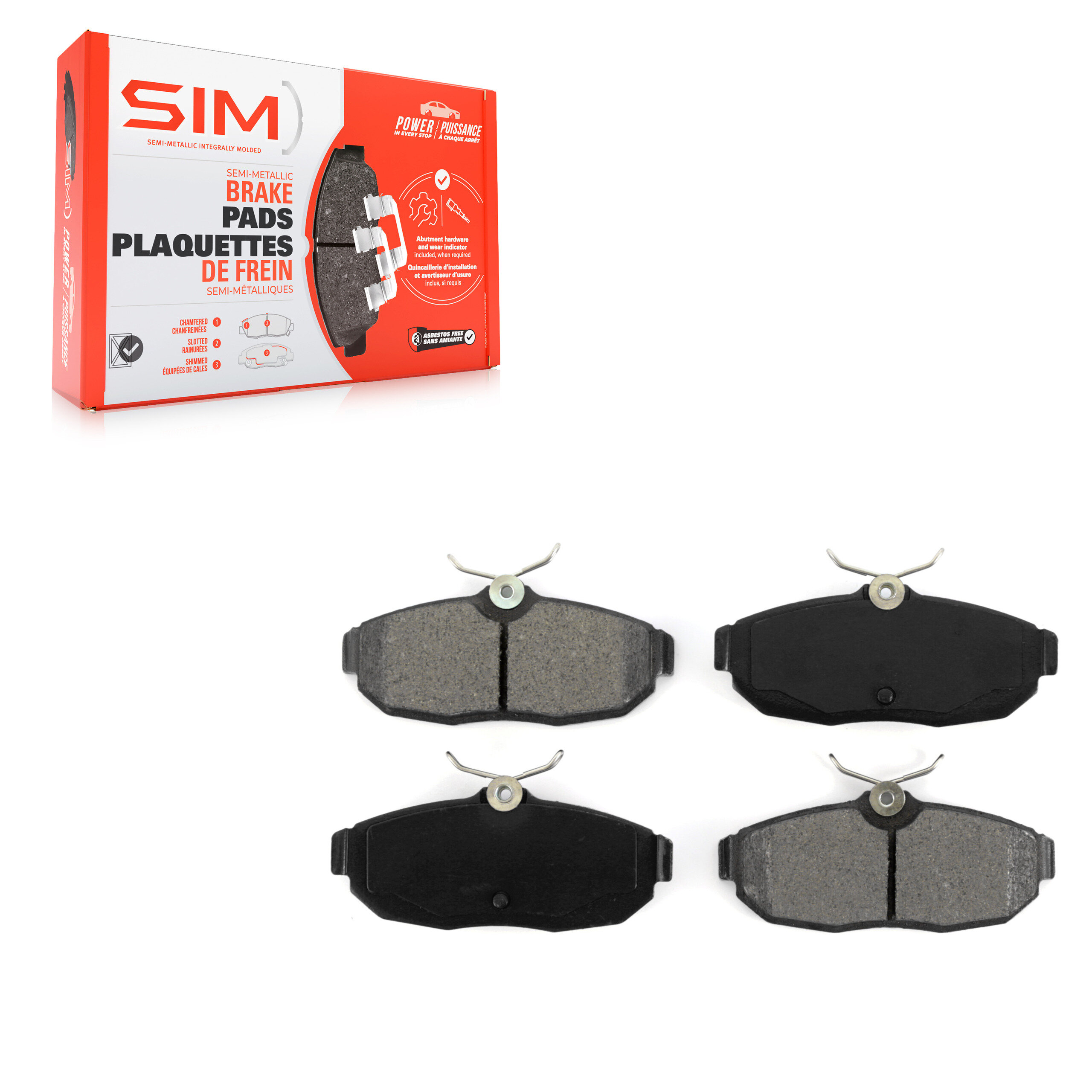 Semi-Metallic Brake Pads
