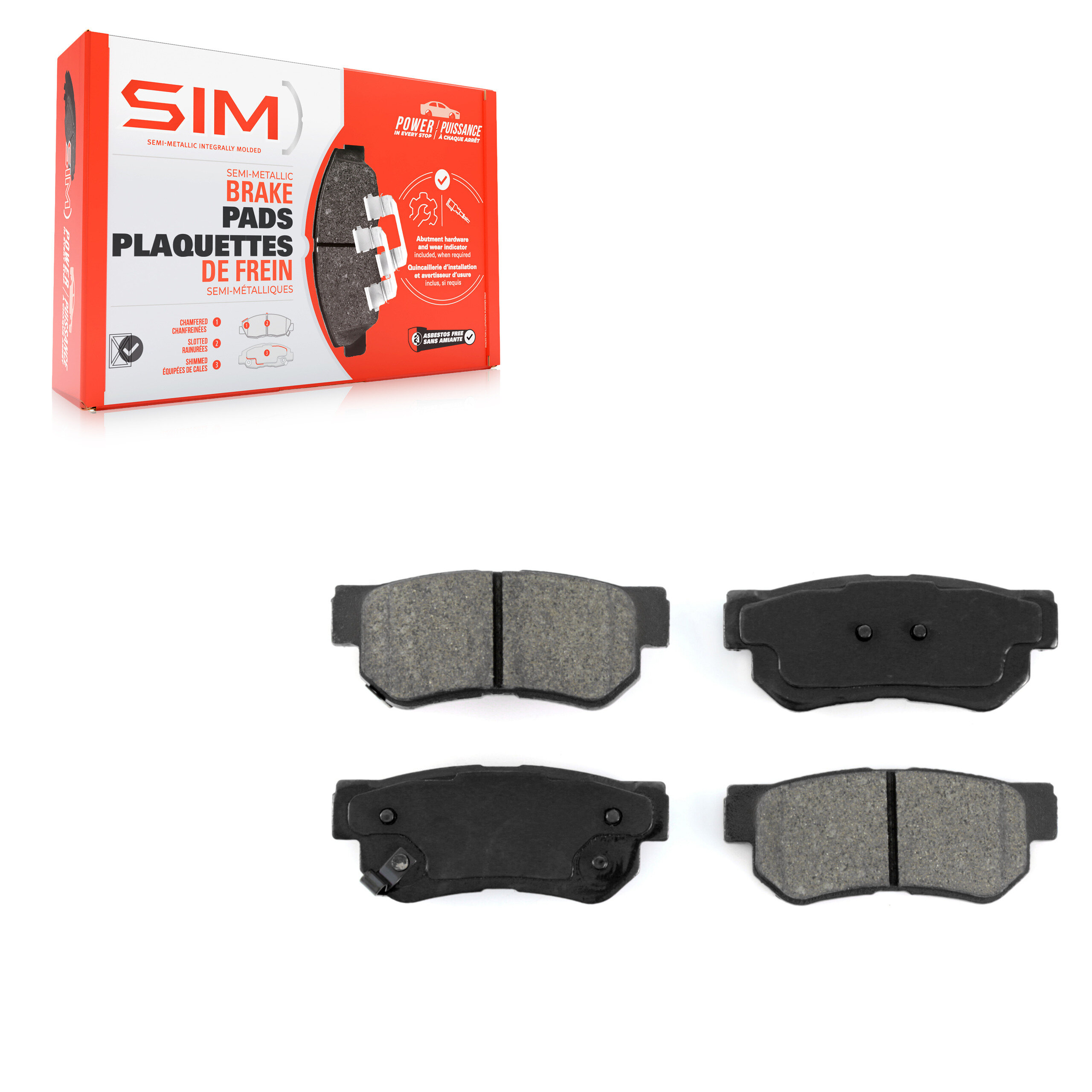 Semi-Metallic Brake Pads