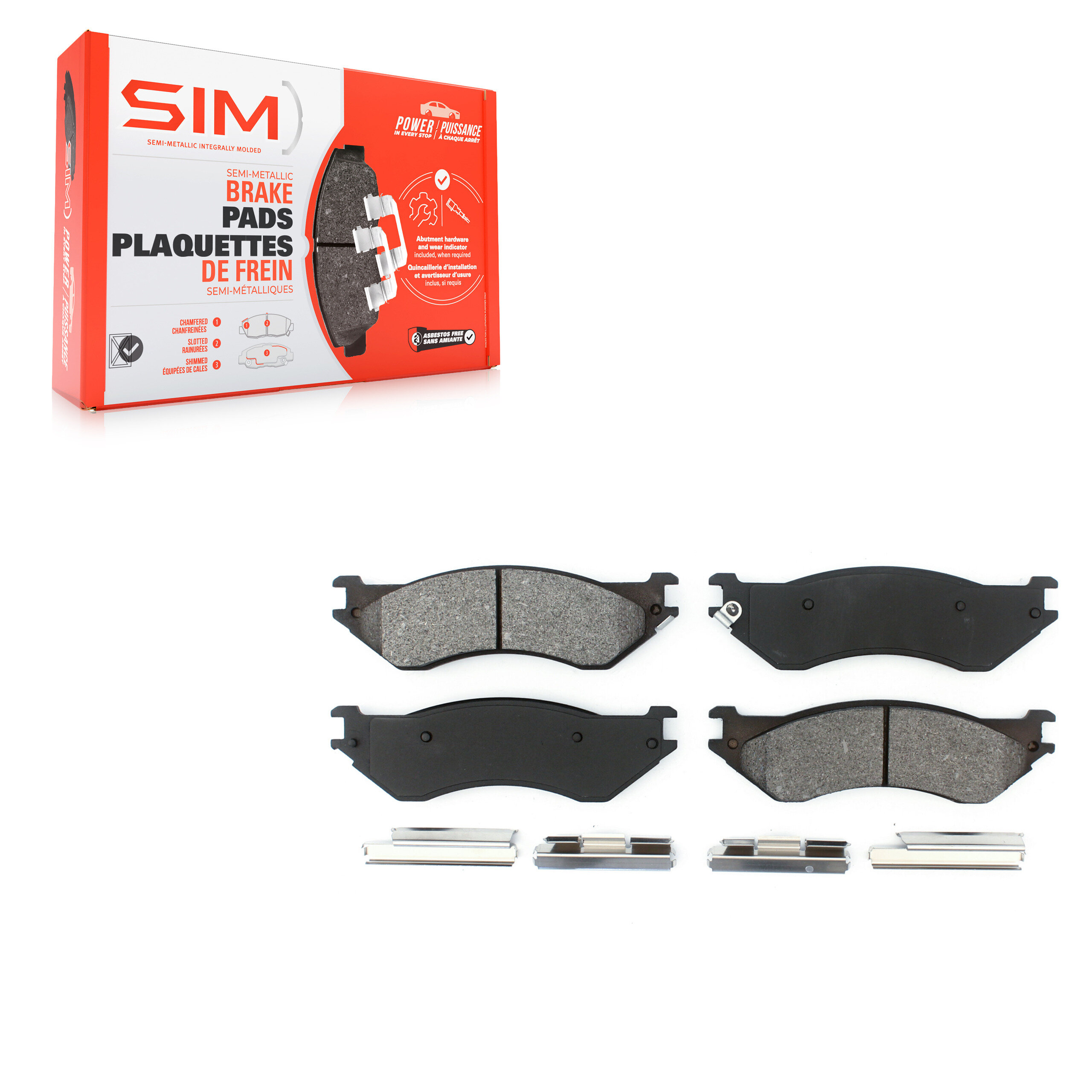Semi-Metallic Brake Pads