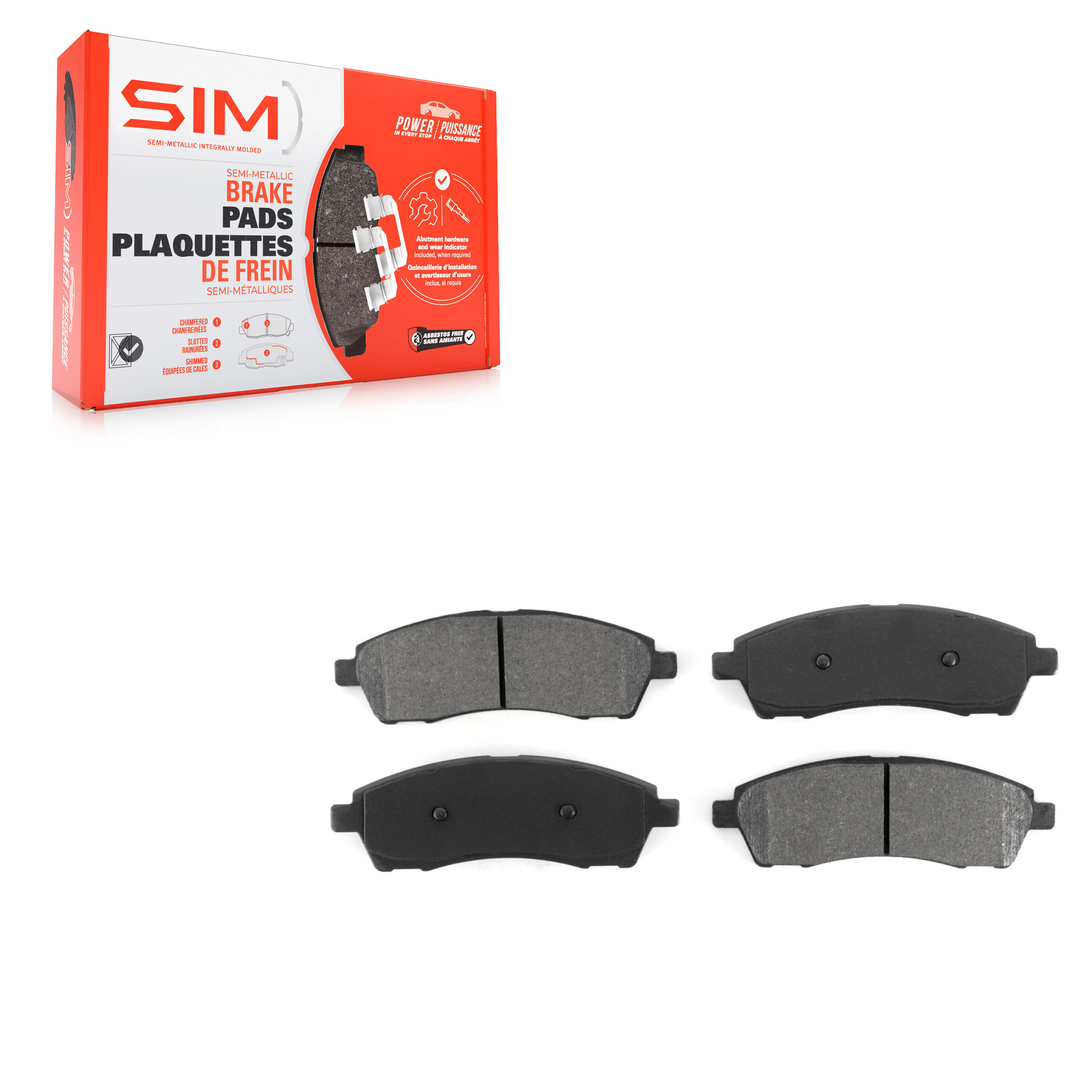 Semi-Metallic Brake Pads