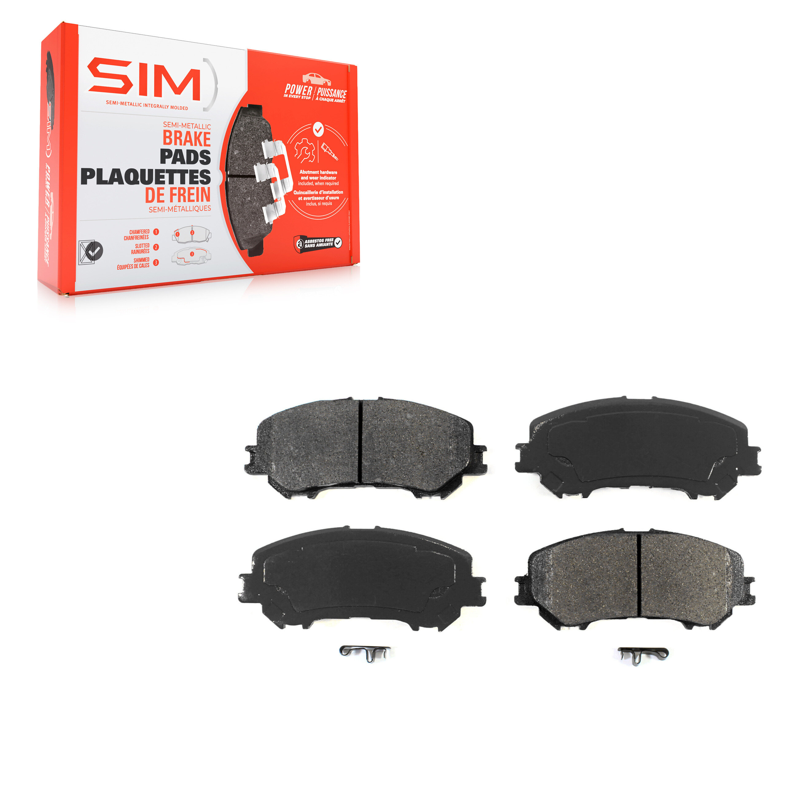 Semi-Metallic Brake Pads