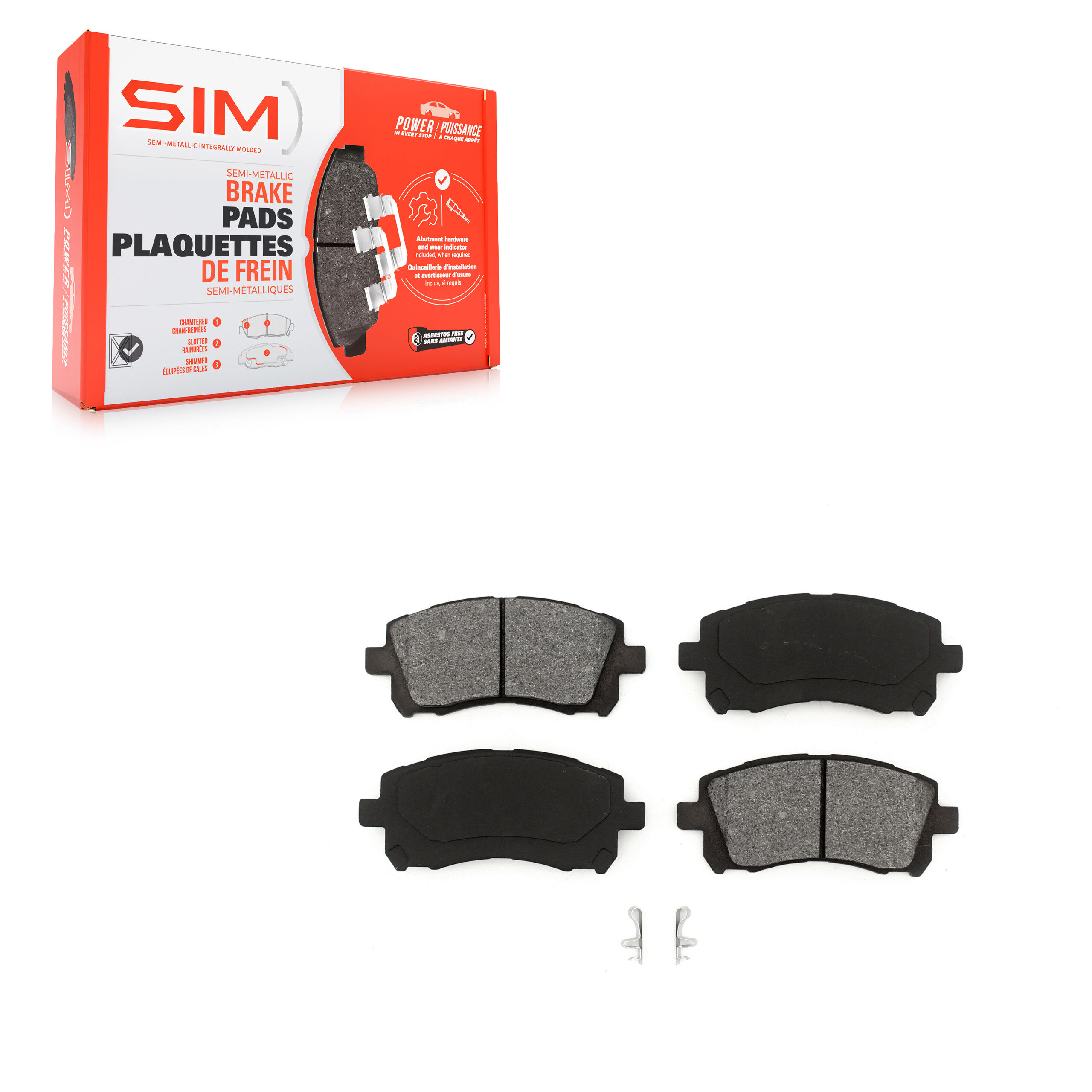 Semi-Metallic Brake Pads