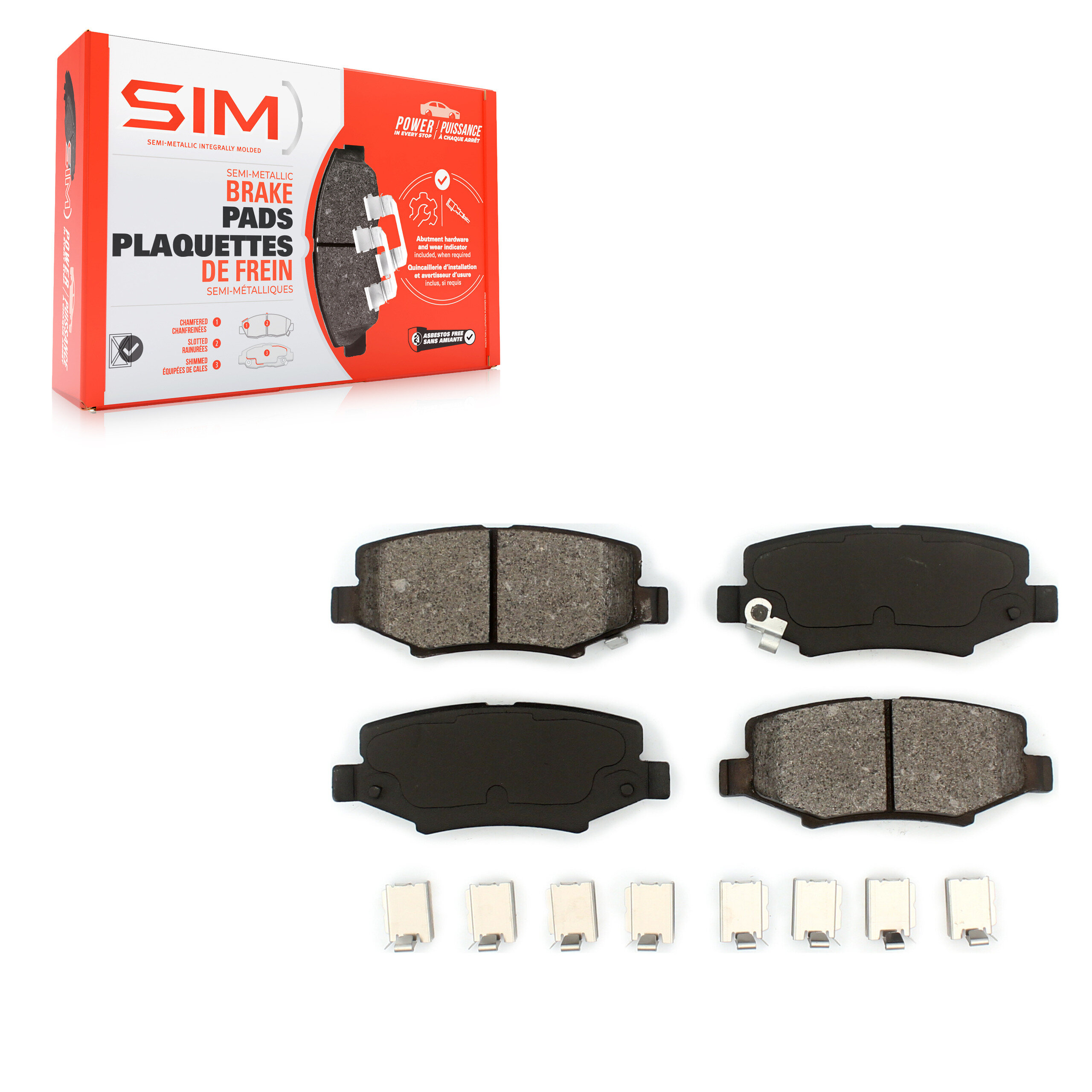 Semi-Metallic Brake Pads