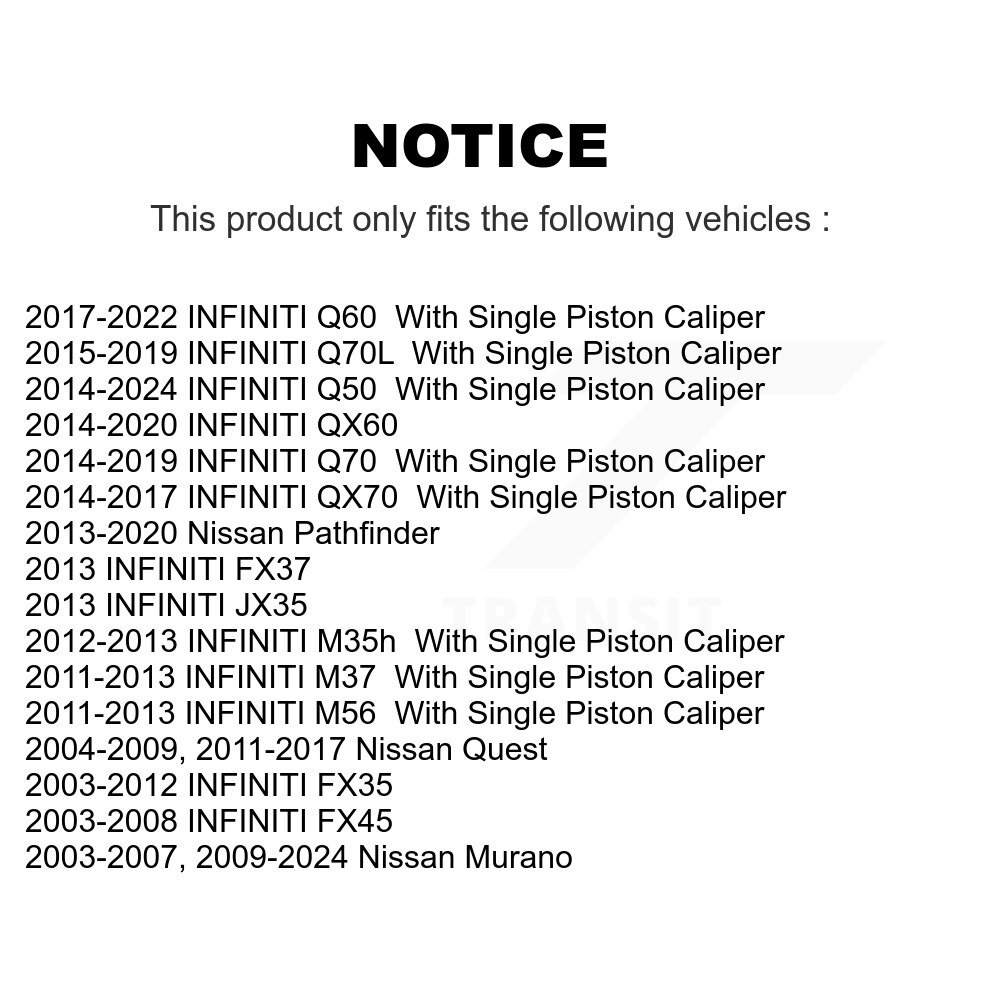 GENIUS - GCR-980155 - Coated Disc Brake Rotor