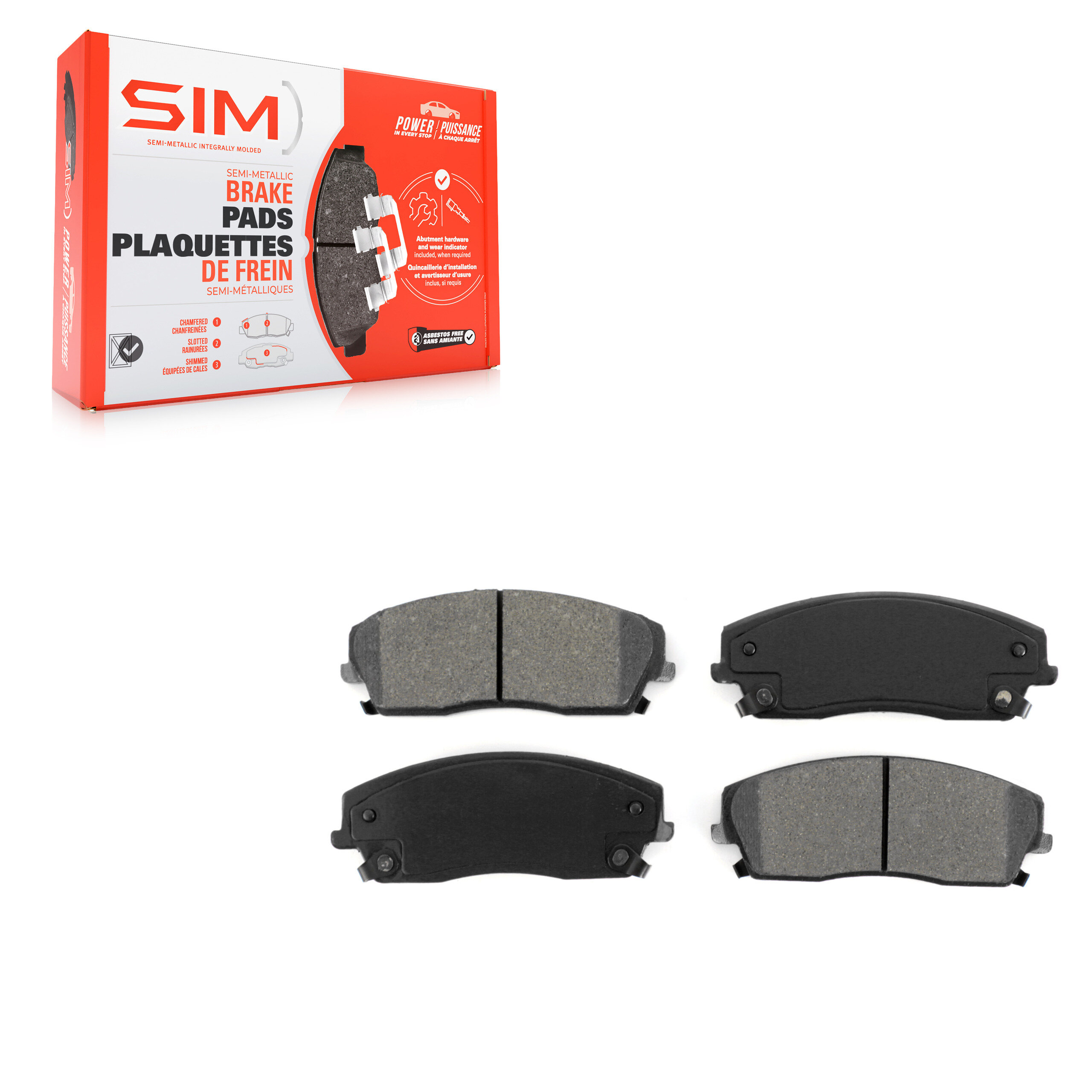 Semi-Metallic Brake Pads