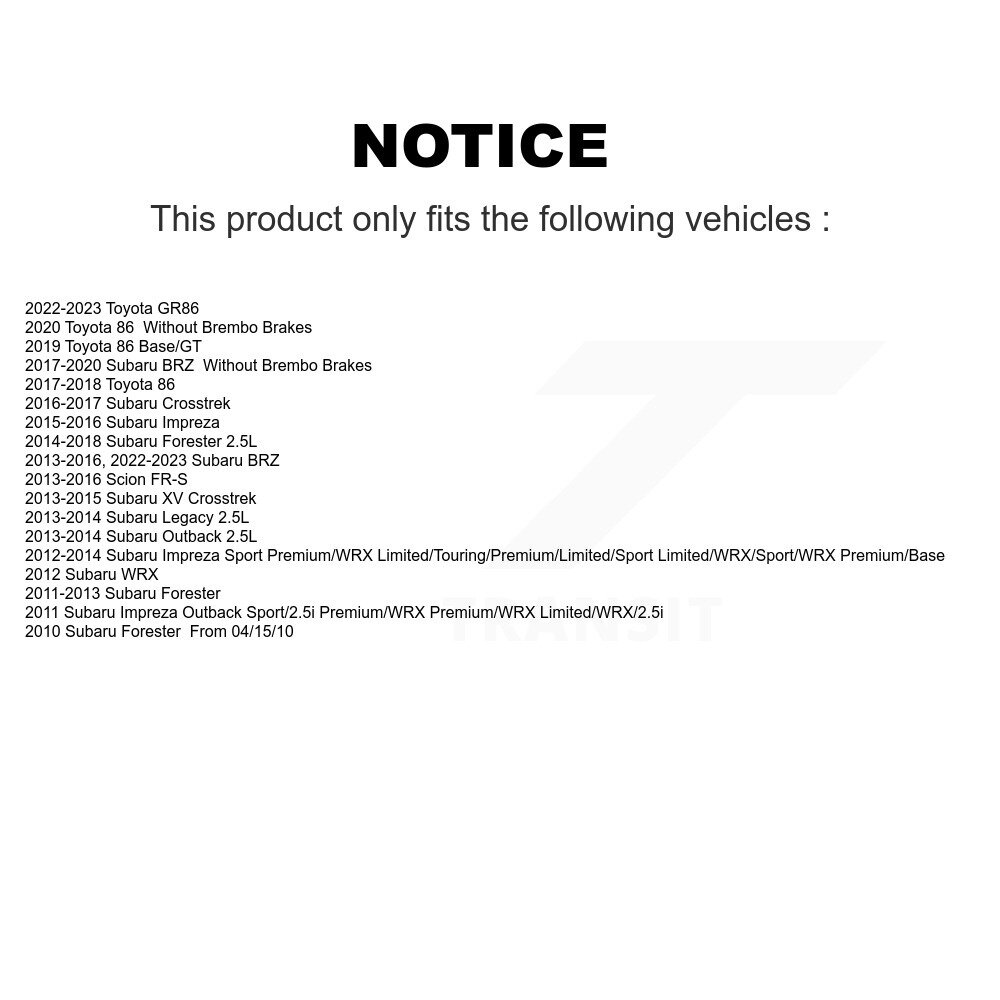 Positive Plus - PPF-D1539 - Semi-Metallic Brake Pads